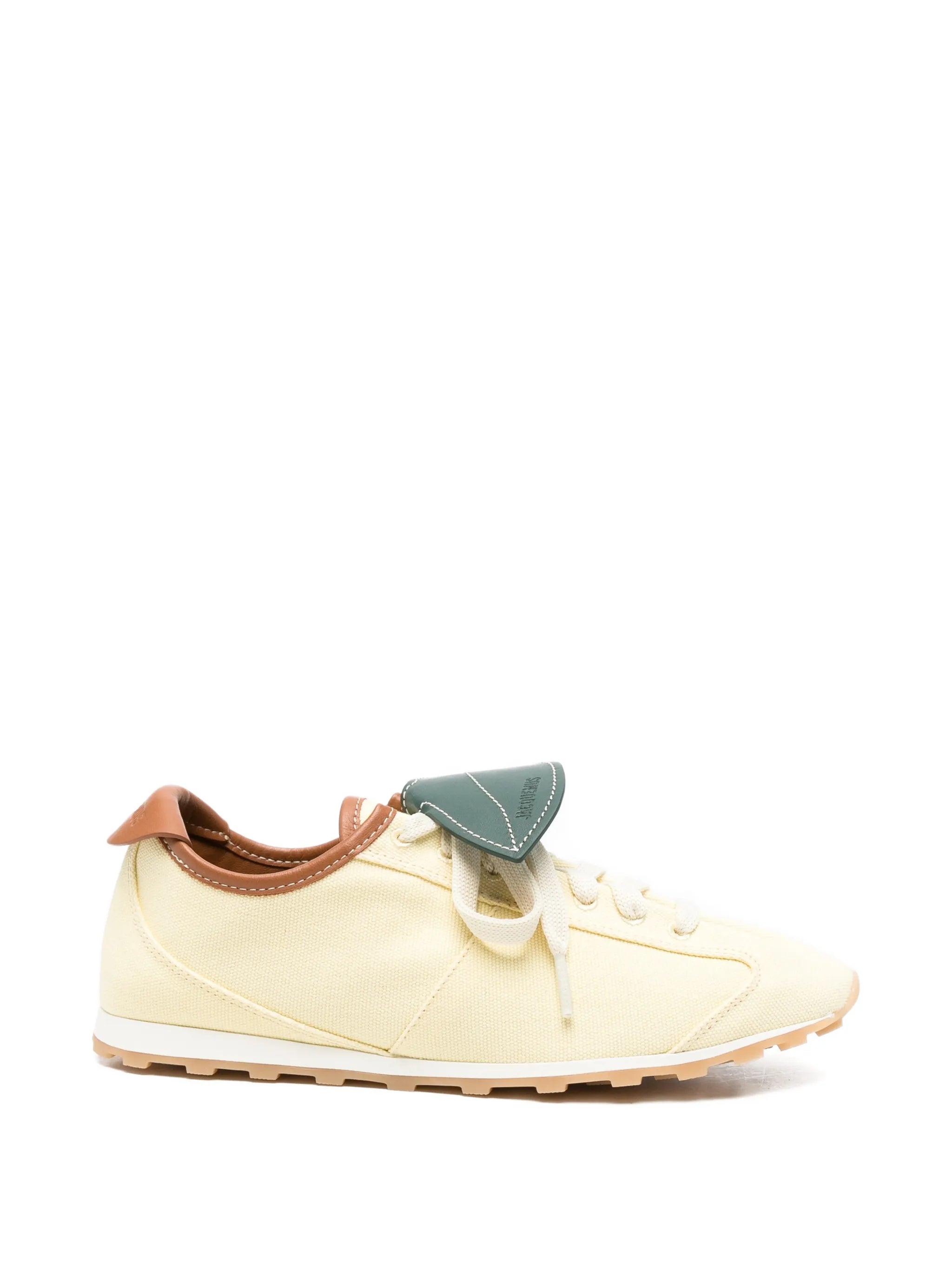 The Tennis soft lemon sneakers