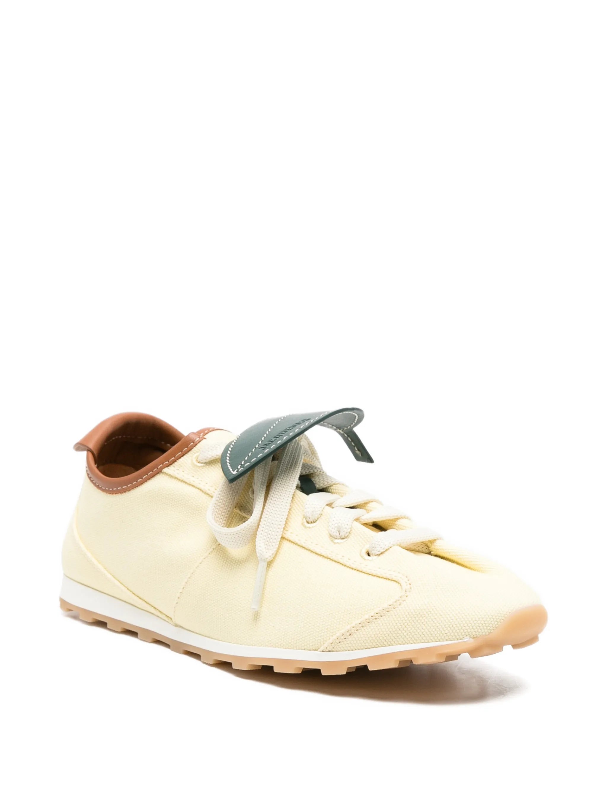 The Tennis soft lemon sneakers
