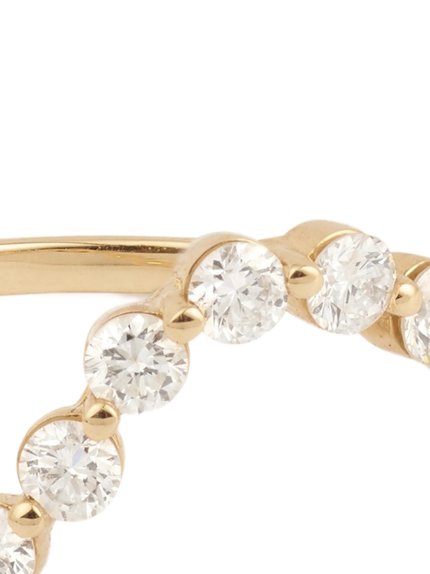 Wave Dome diamond ring