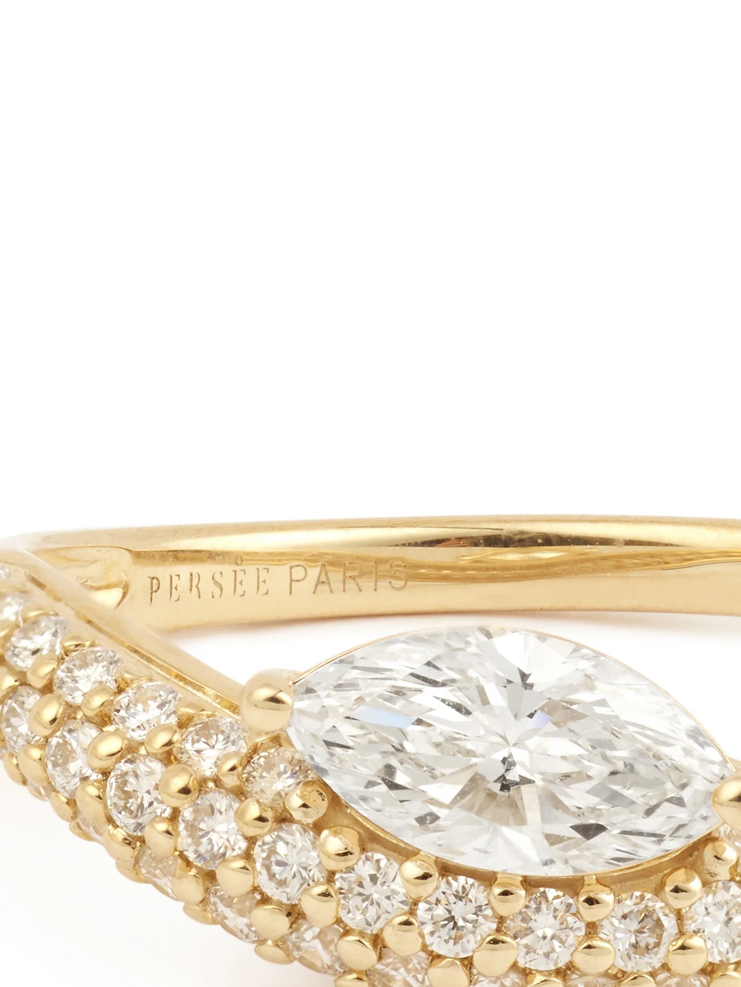 Wave Dome diamond ring