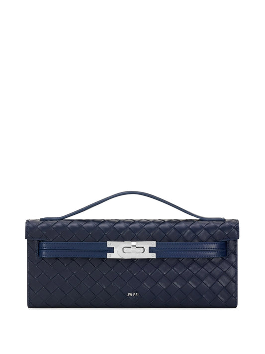 Bria interwoven clutch bag