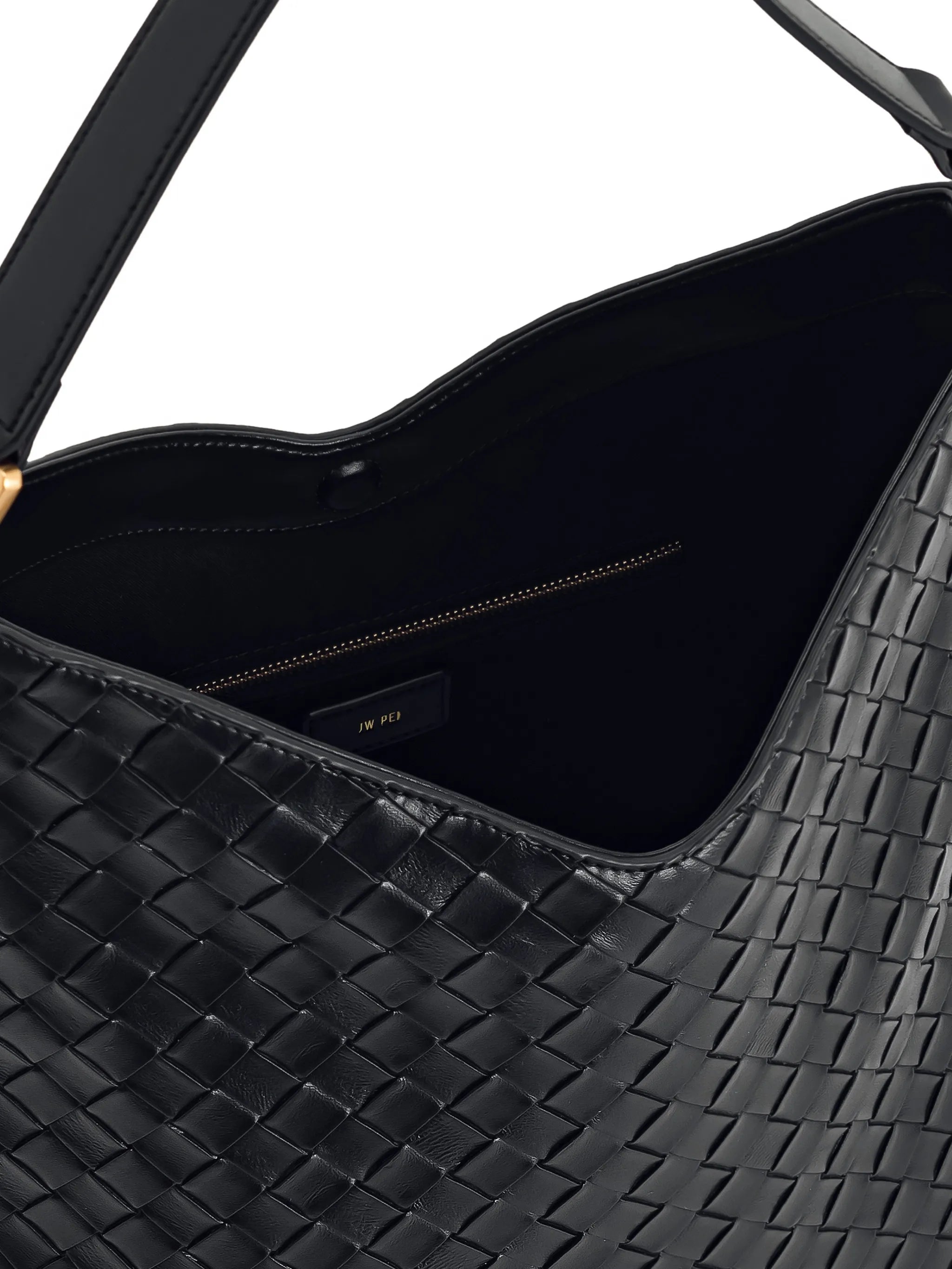 Aria woven texture shoulder bag