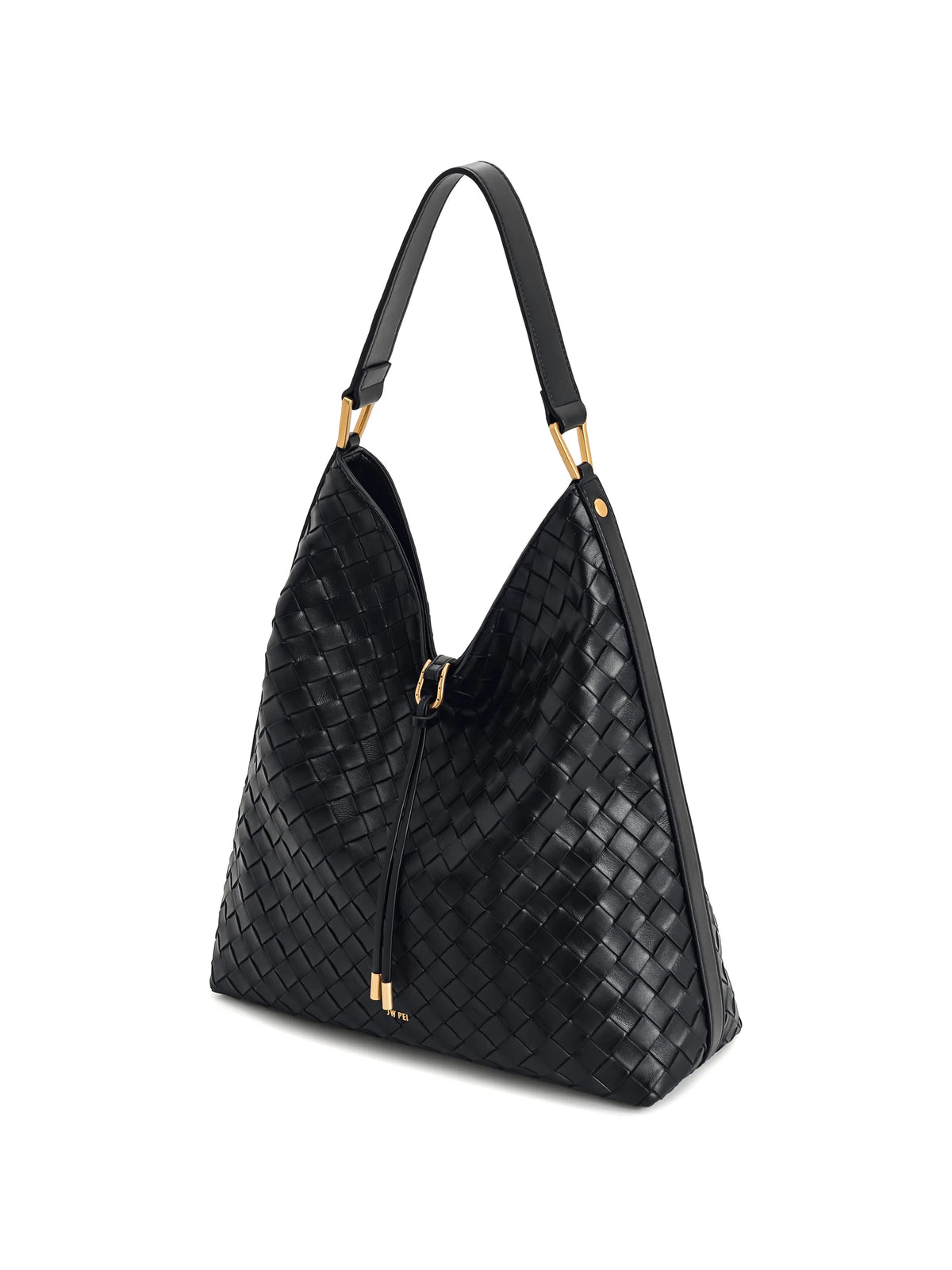 Aria woven texture shoulder bag