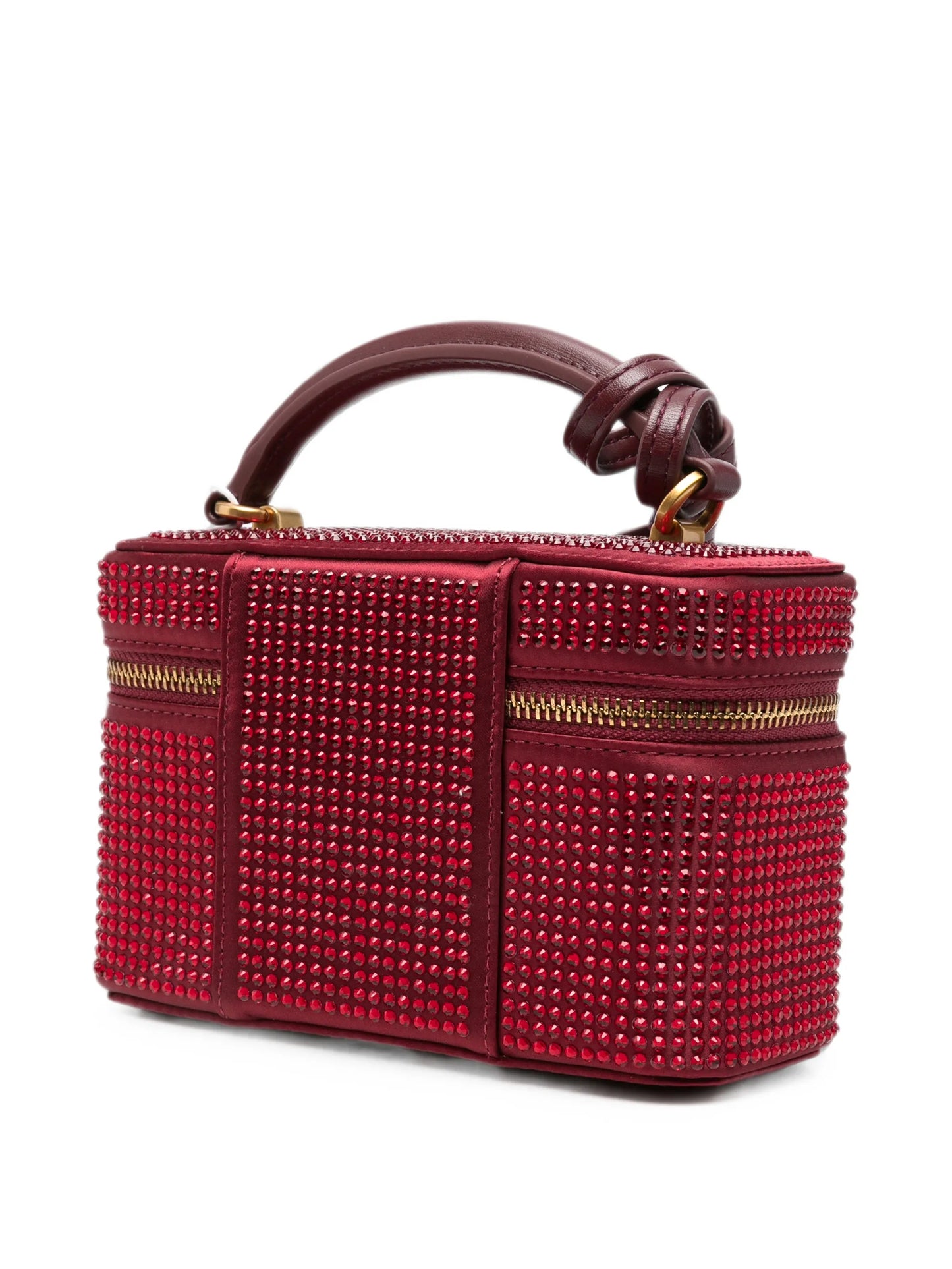 Cleo crystal-embellished clutch bag