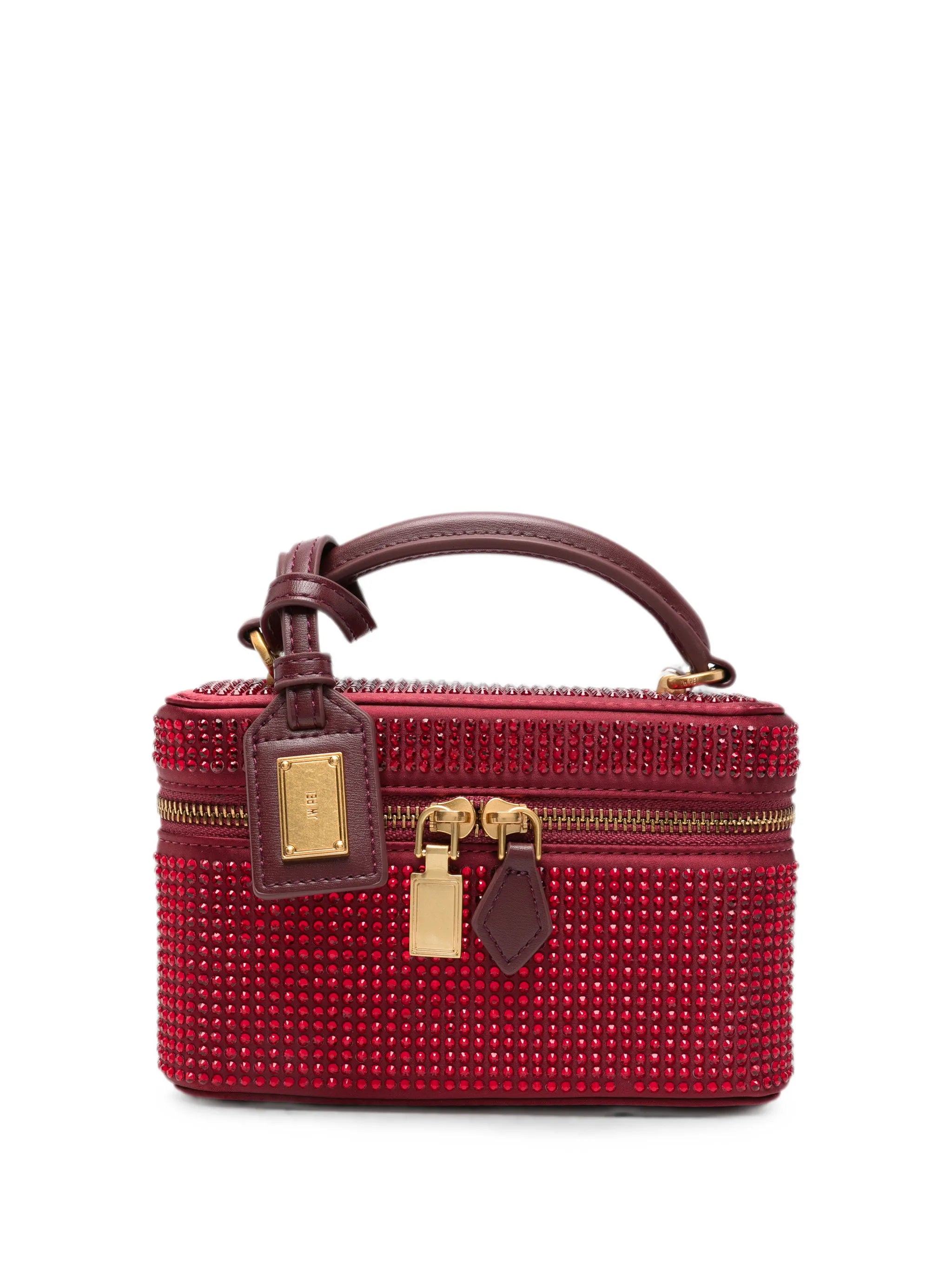 Cleo crystal-embellished clutch bag