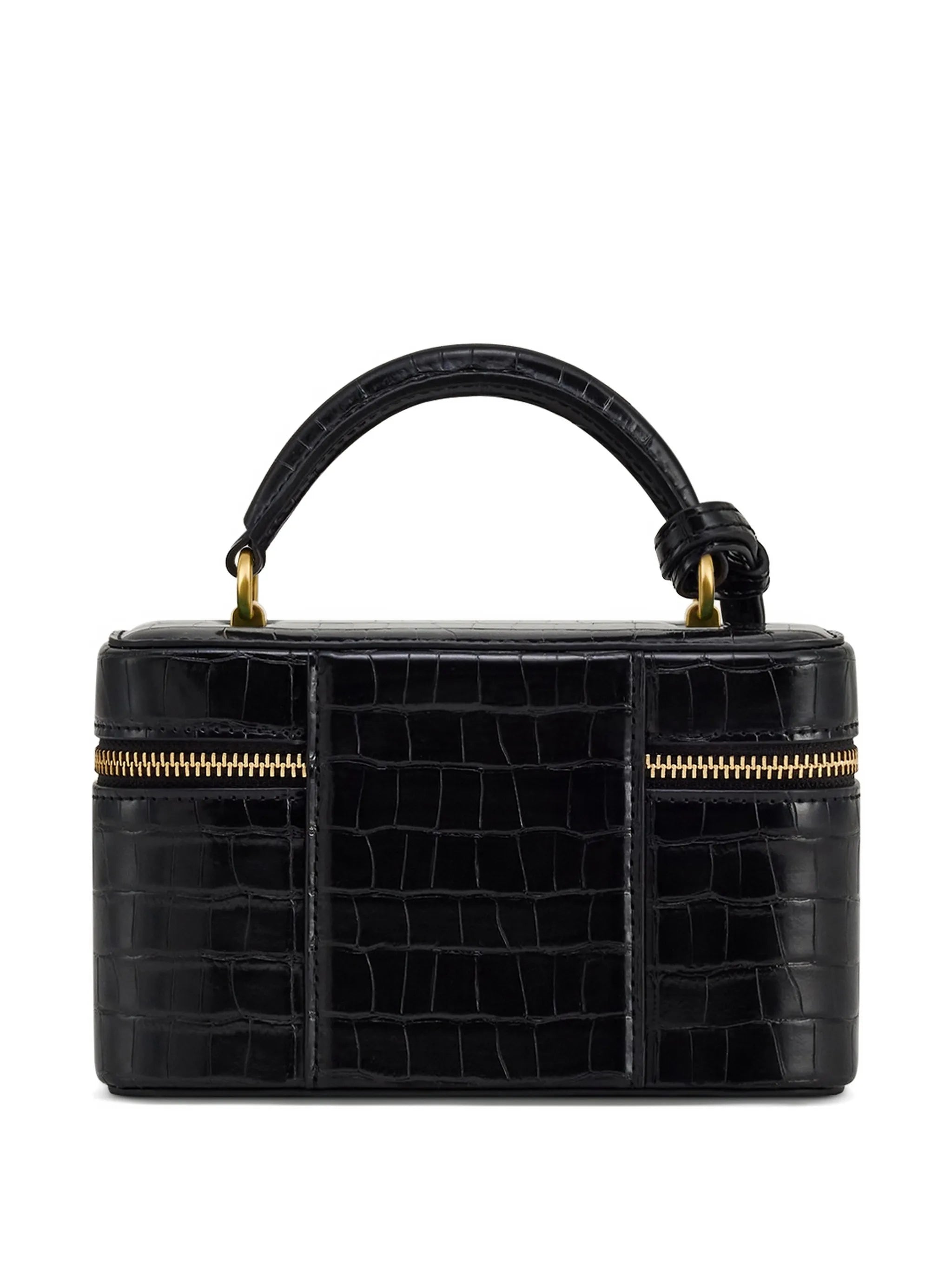 Cleo crocodile-effect tote bag