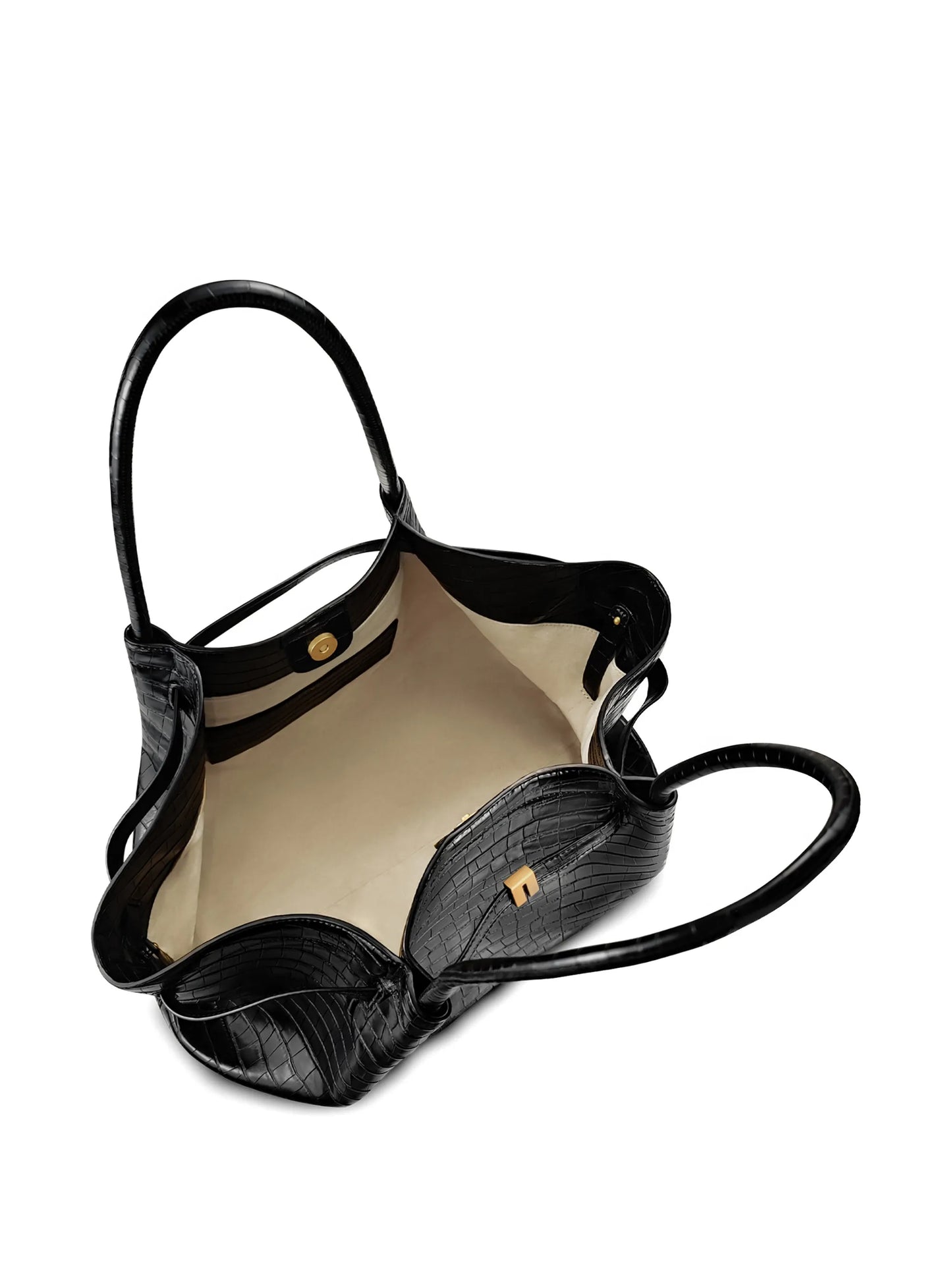 Hana croc-effect tote bag