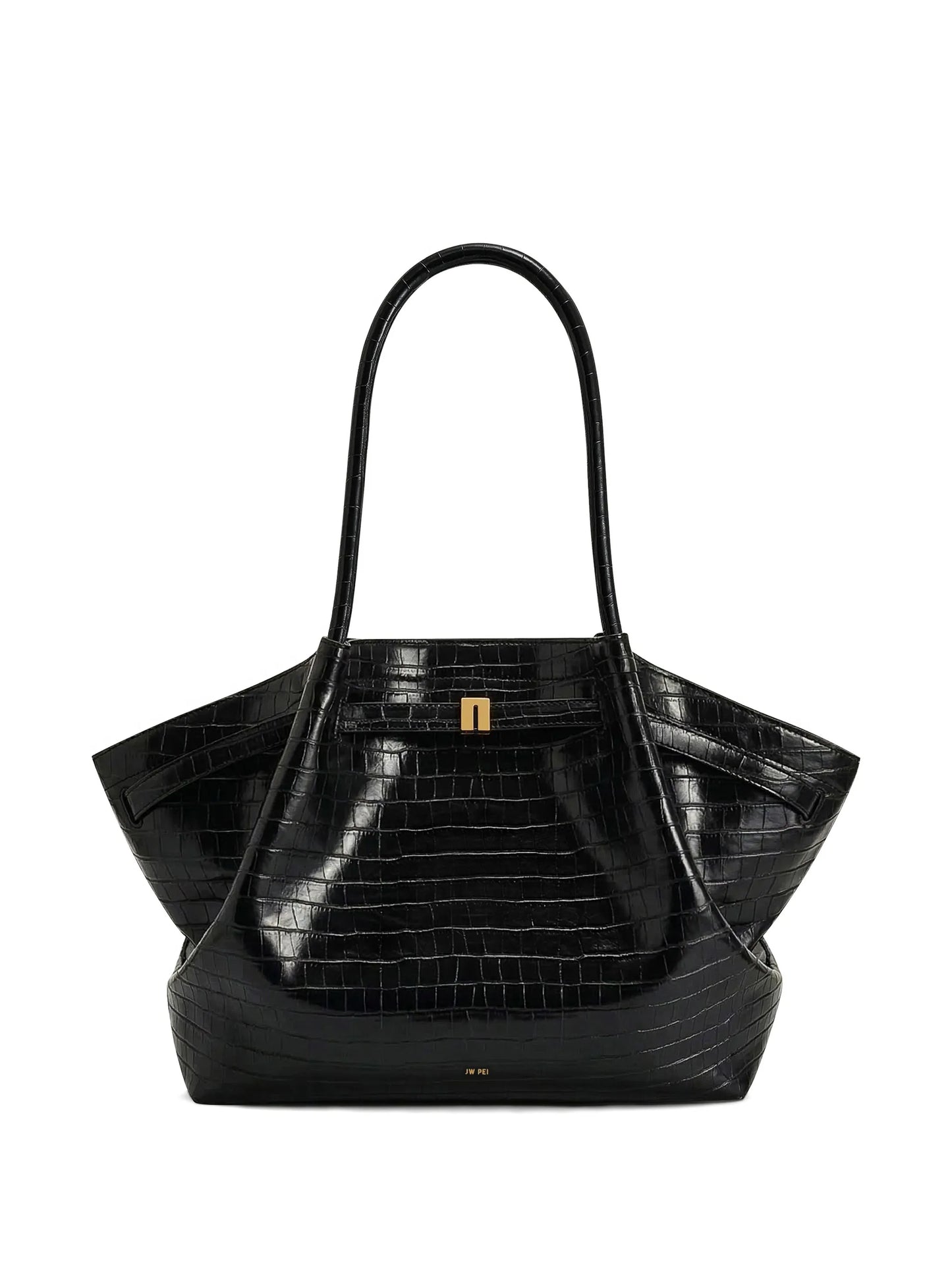 Hana croc-effect tote bag