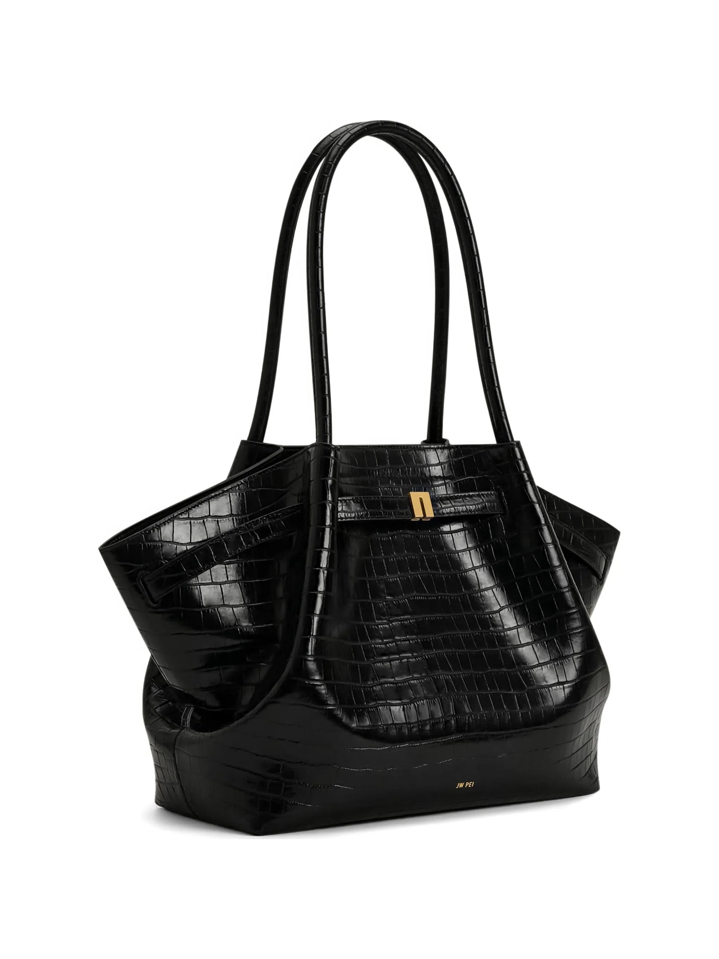 Hana croc-effect tote bag