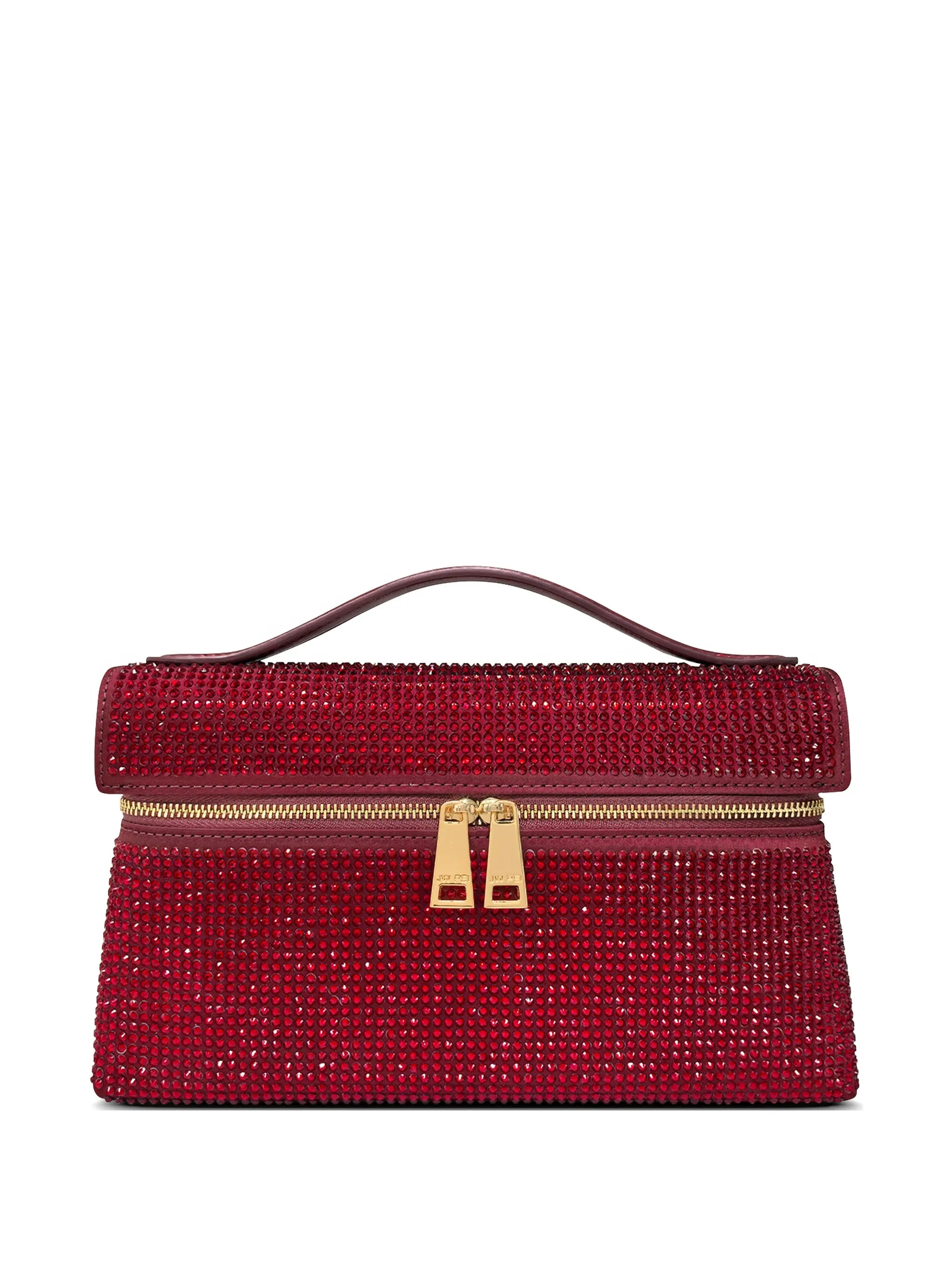 Thea crystal-embellished top-handle tote bag