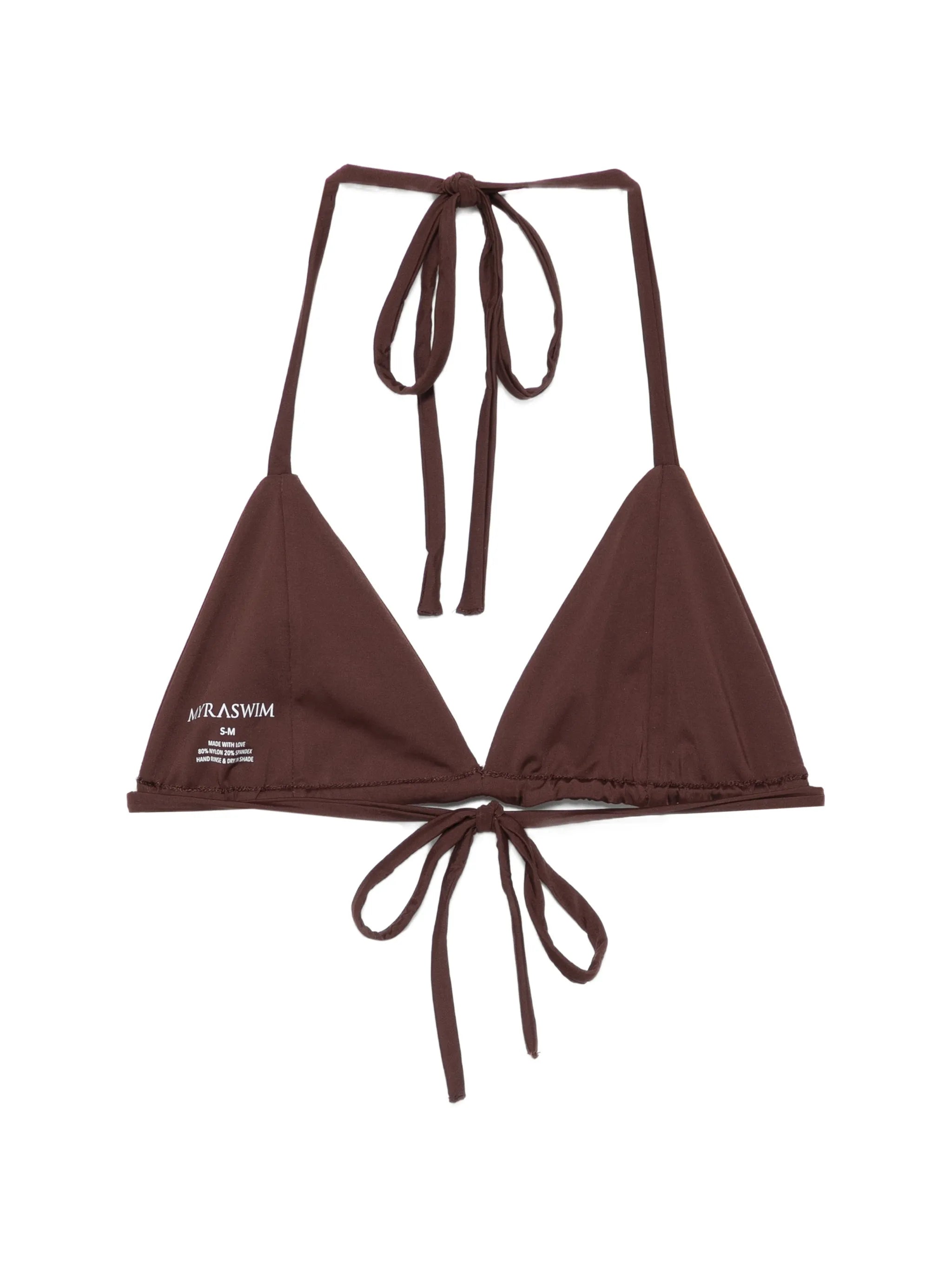 Vera triangle bikini top