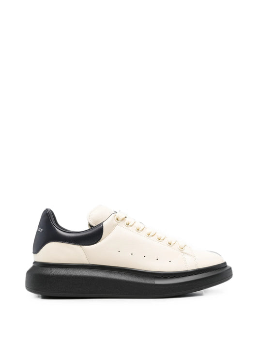 Oversized leather sneakers