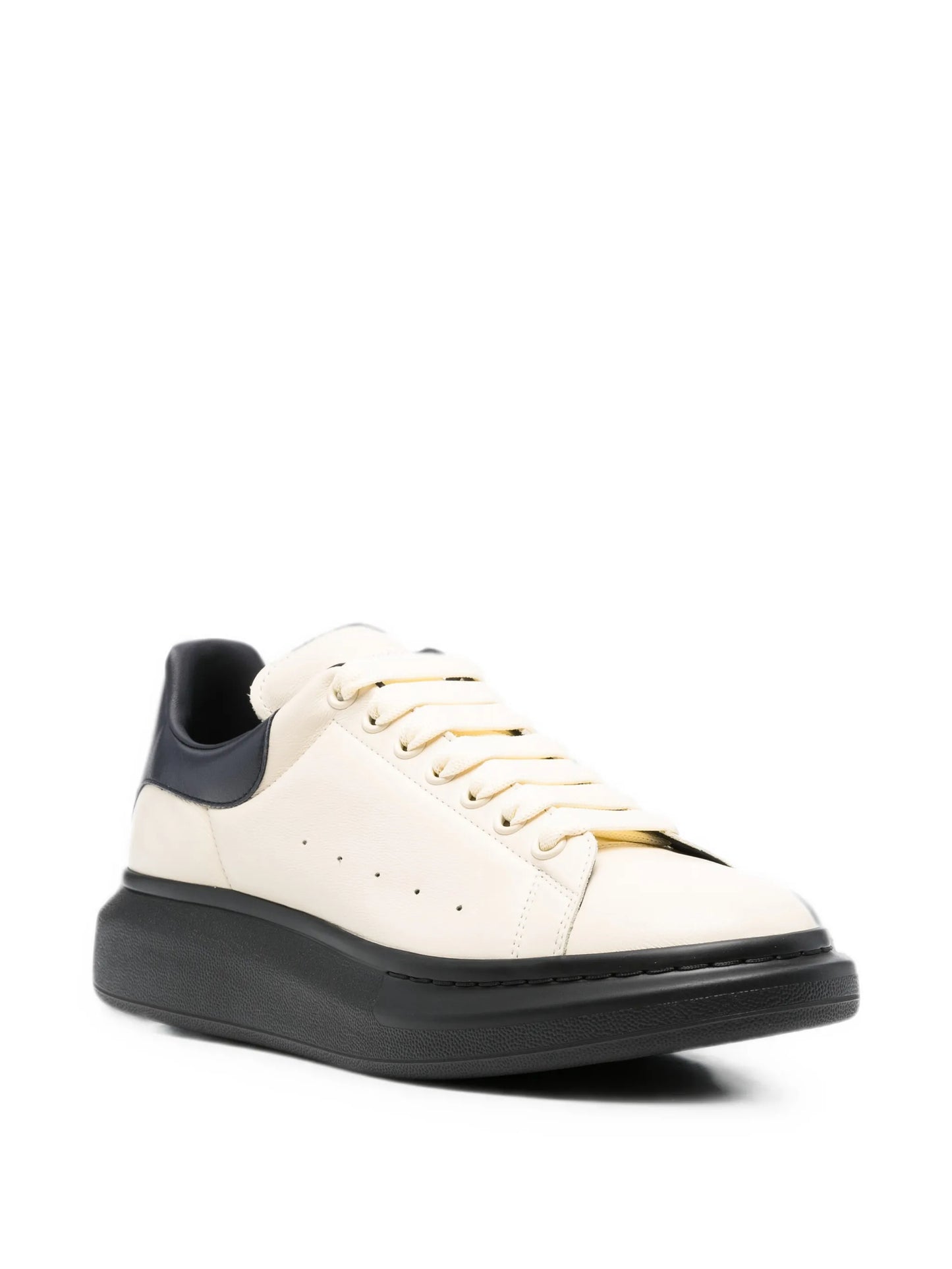 Oversized leather sneakers