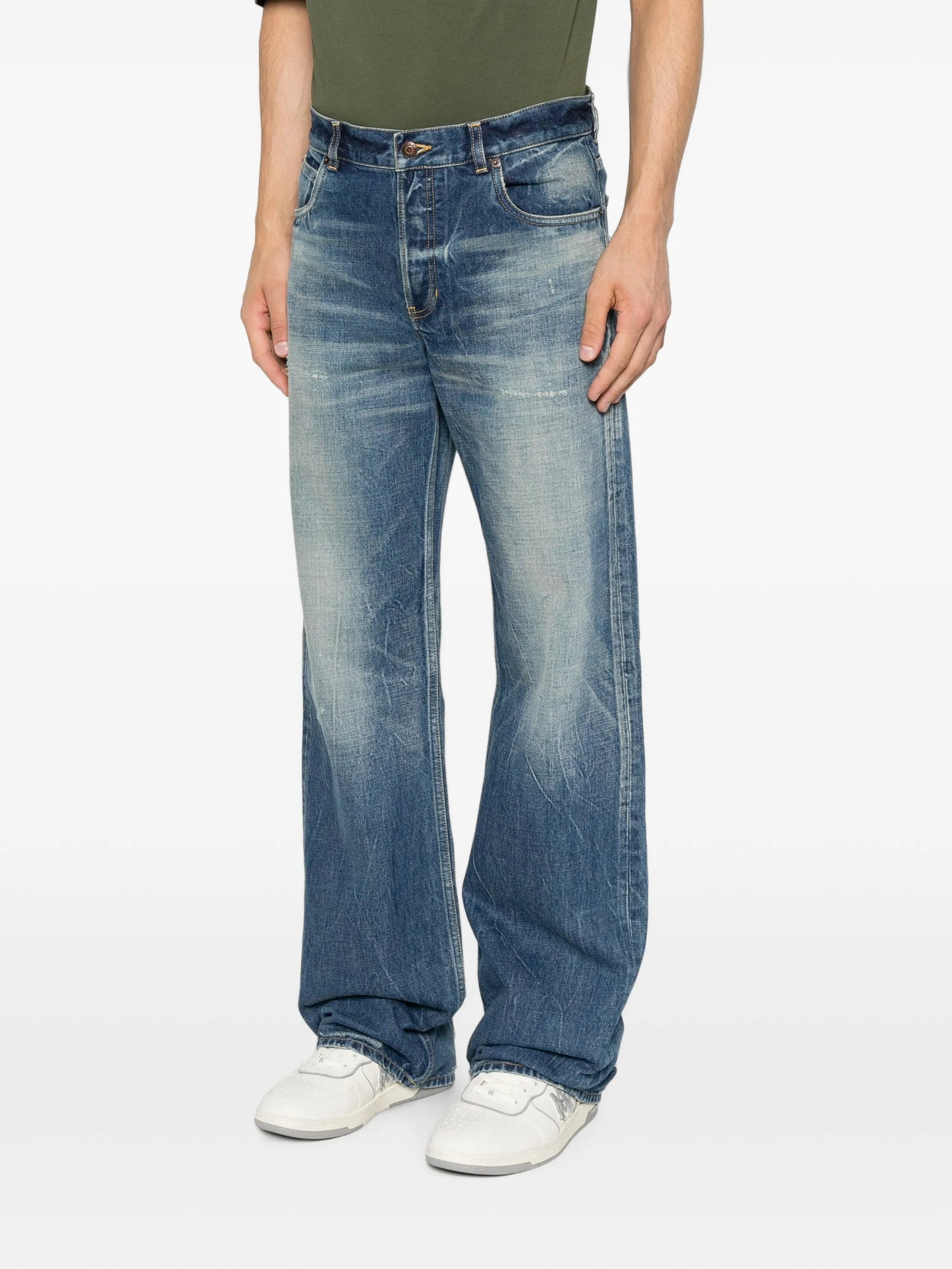 cotton washed jeans
