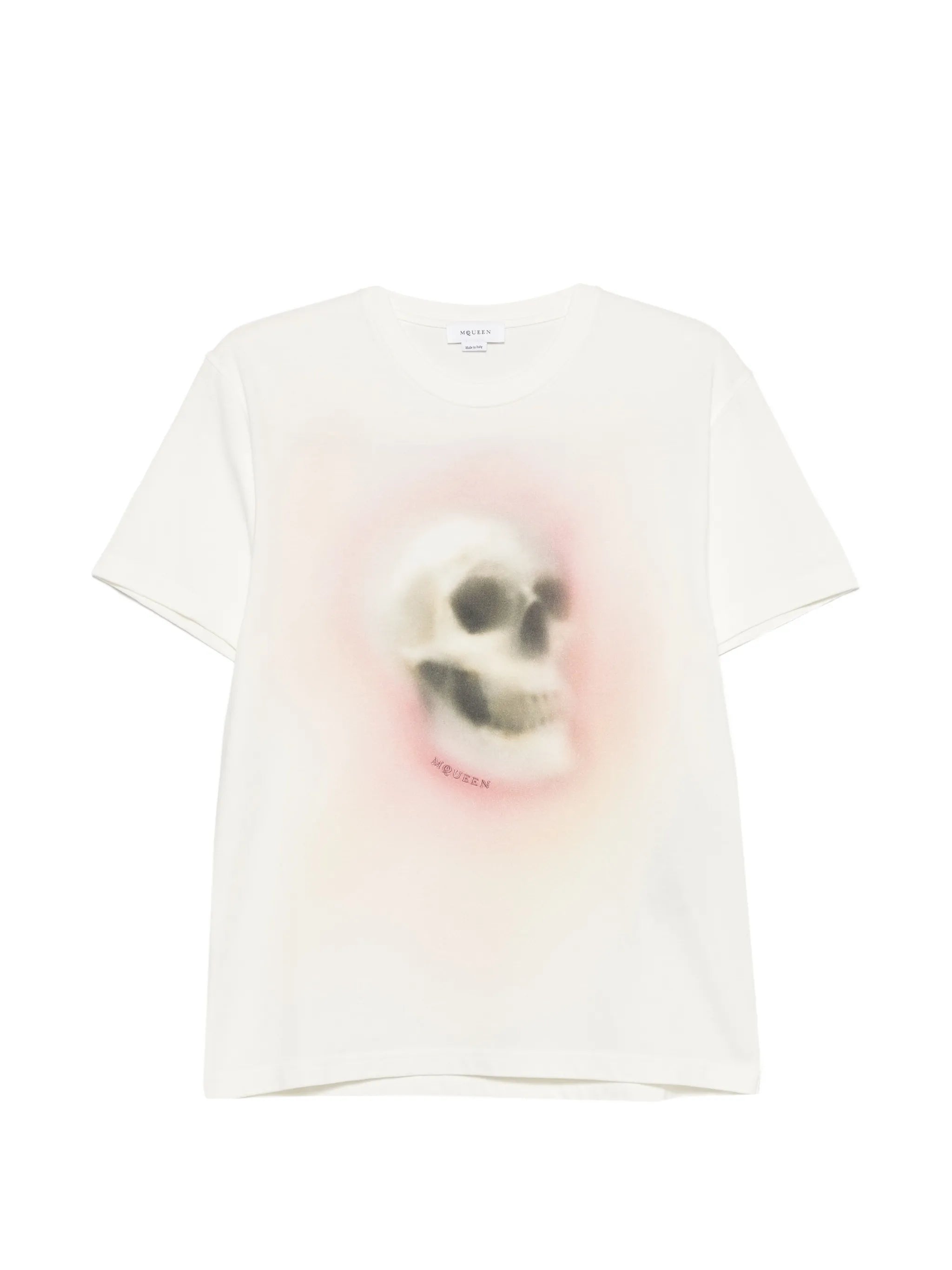 skull-print T-shirt