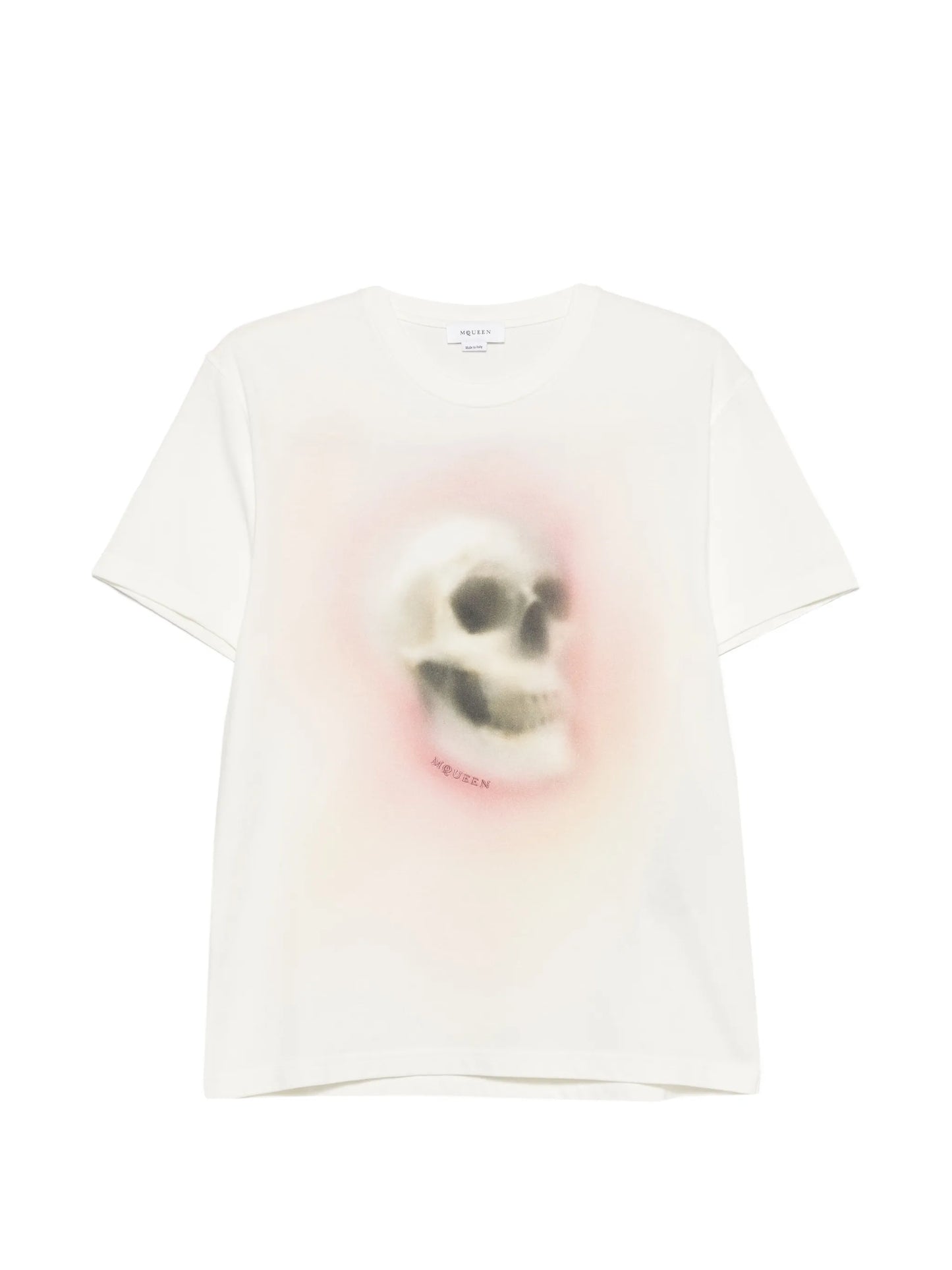 skull-print T-shirt