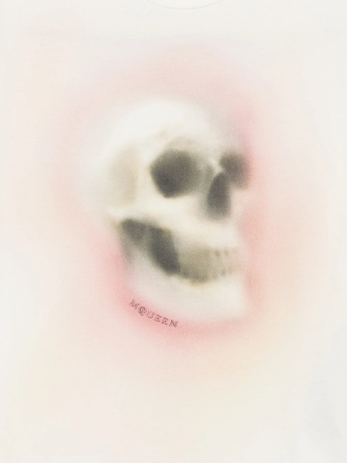skull-print T-shirt
