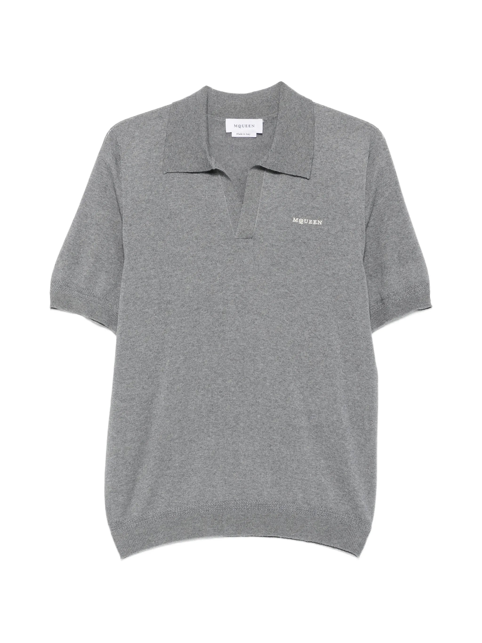 logo-embroidered polo shirt