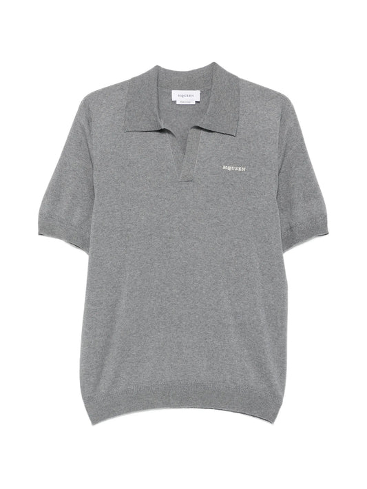 logo-embroidered polo shirt