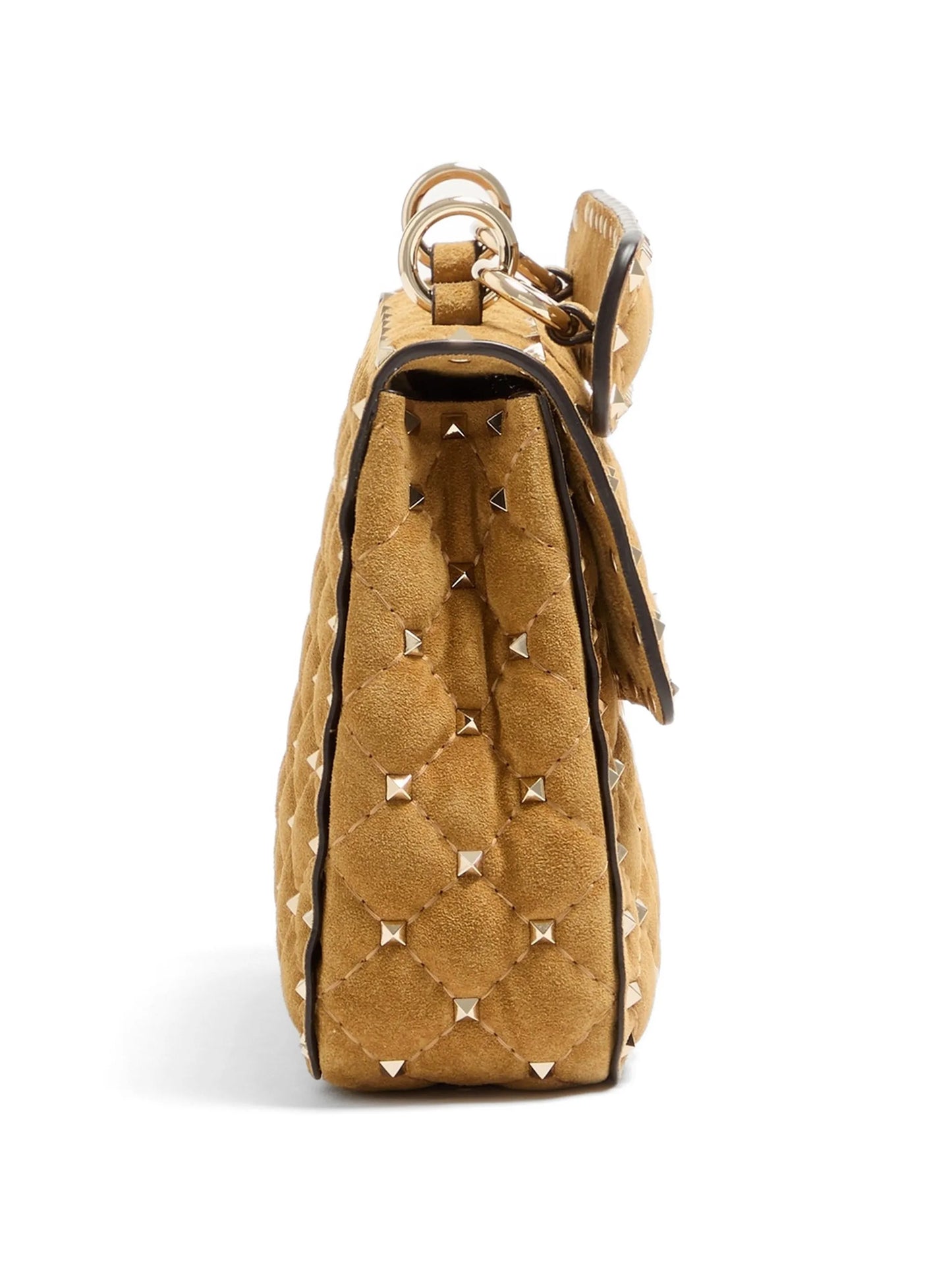 Rockstud Spike medium suede bag