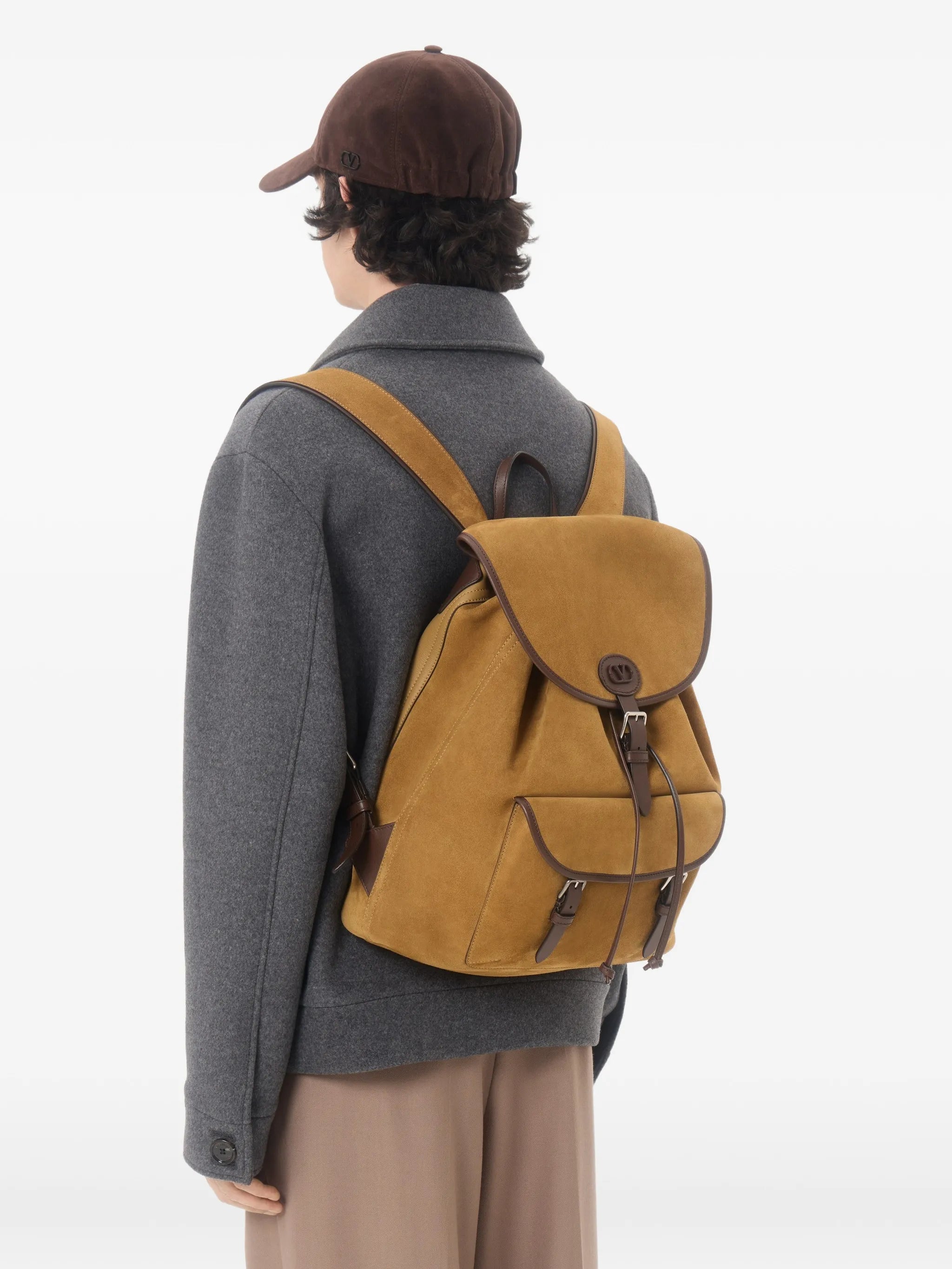 Antibes suede backpack