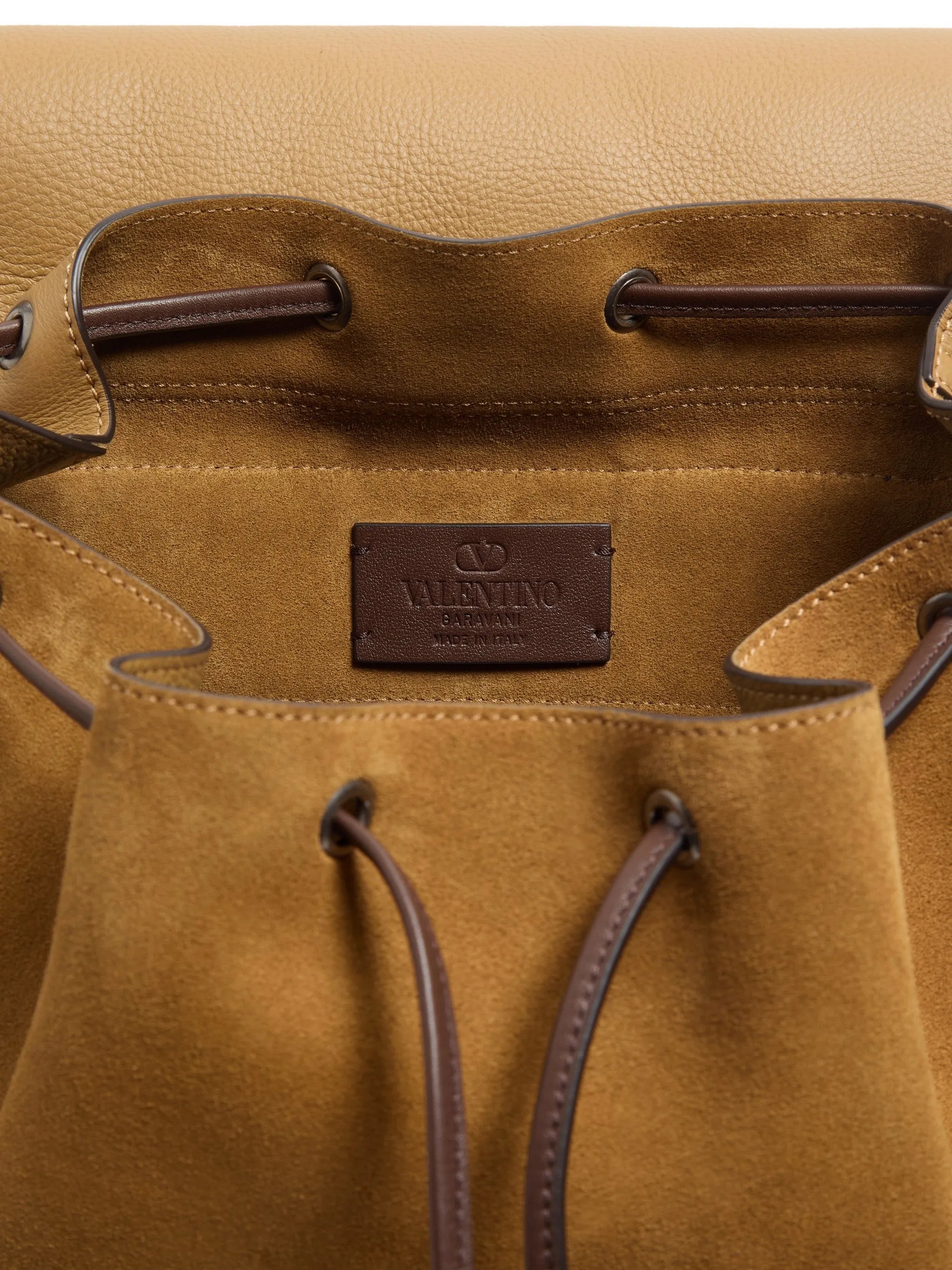 Antibes suede backpack