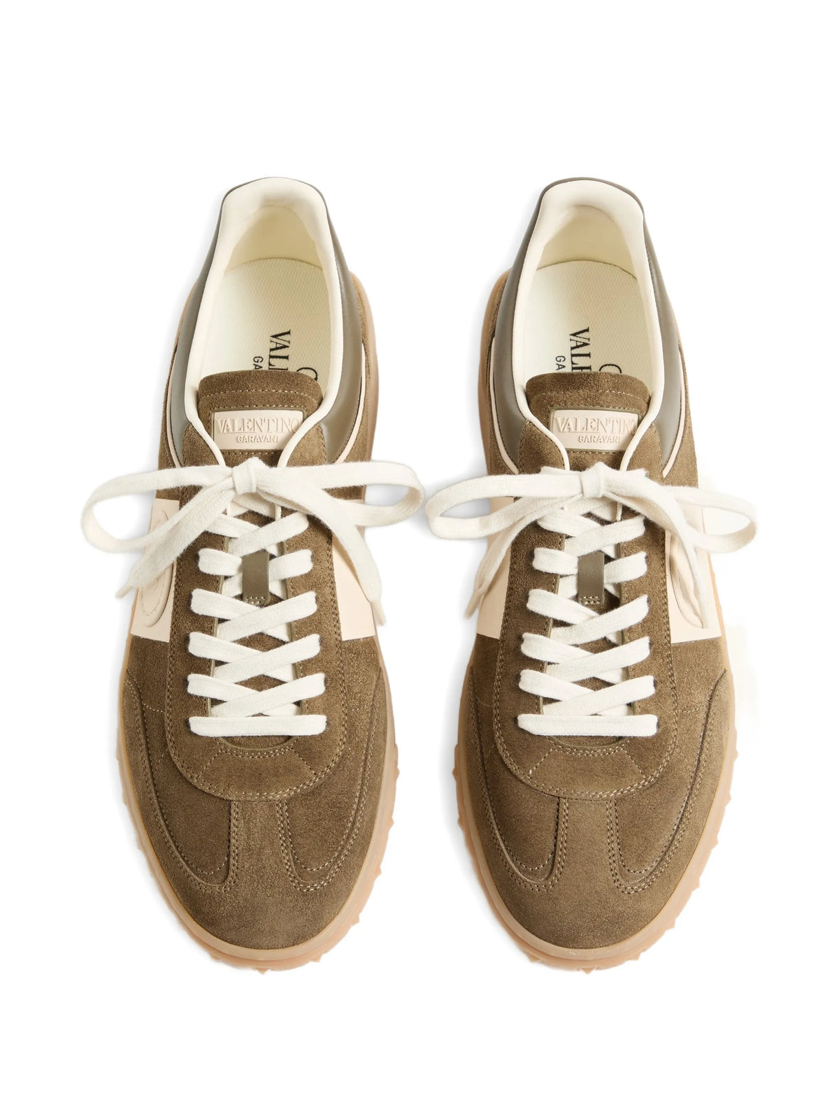 Upvillage low-top trainers in split leather and calfskin nappa leather