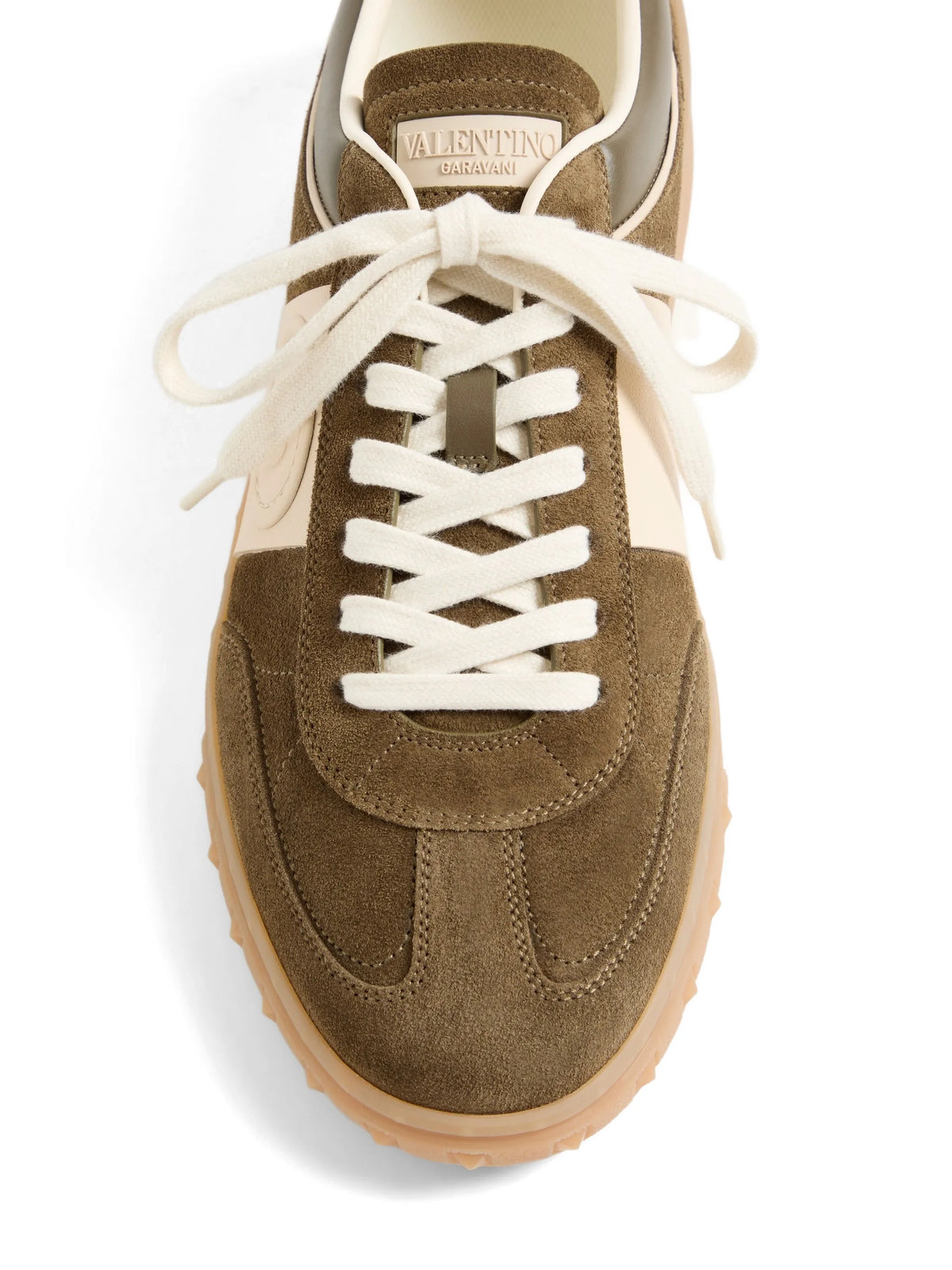 Upvillage low-top trainers in split leather and calfskin nappa leather