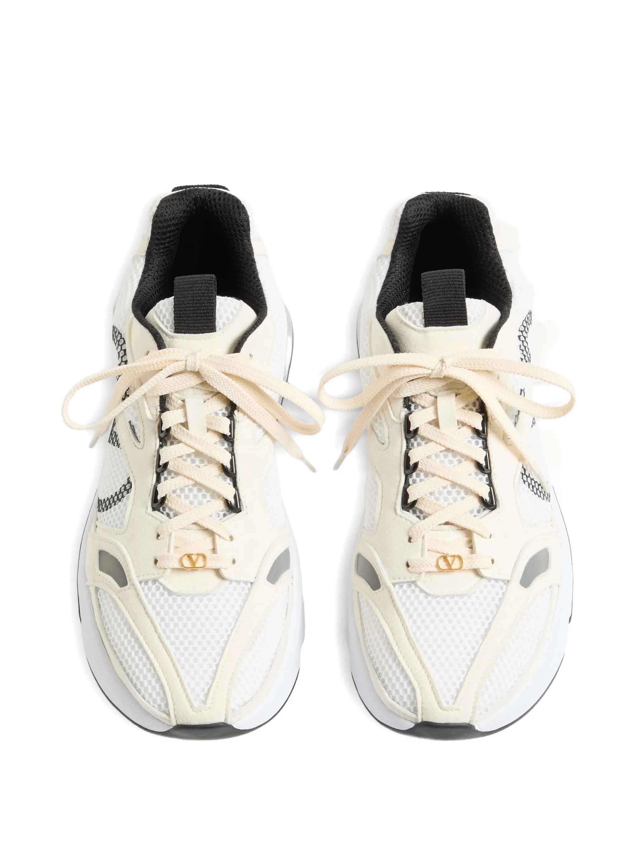 Demivee trainers in mesh fabric with suede inserts