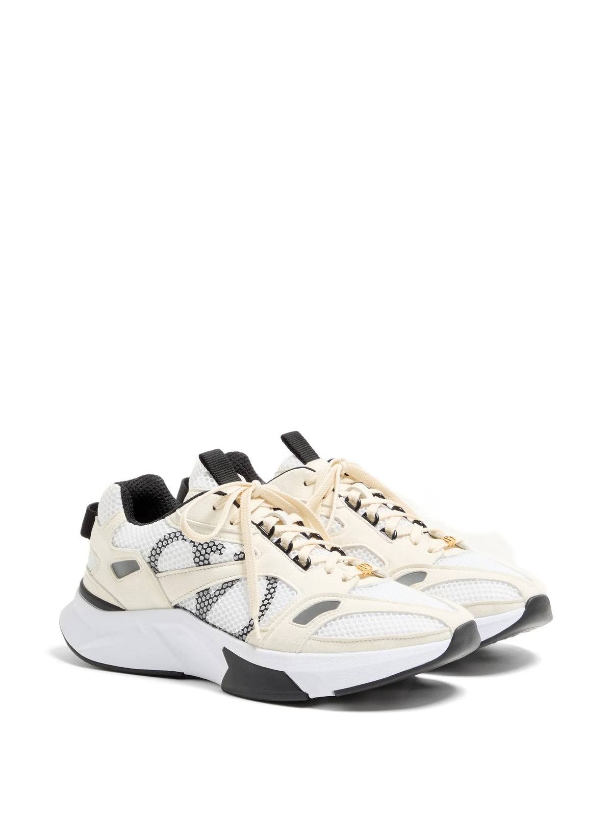 Demivee trainers in mesh fabric with suede inserts