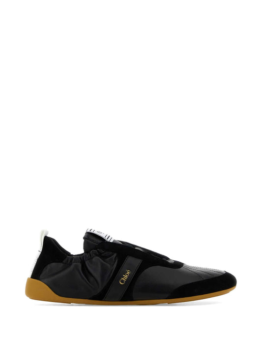 Kick panelled sneakers