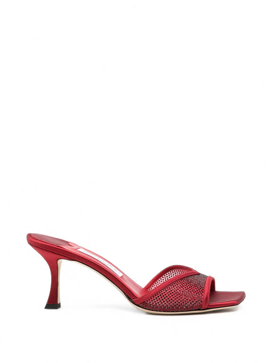 Skye crystal-embellished mules