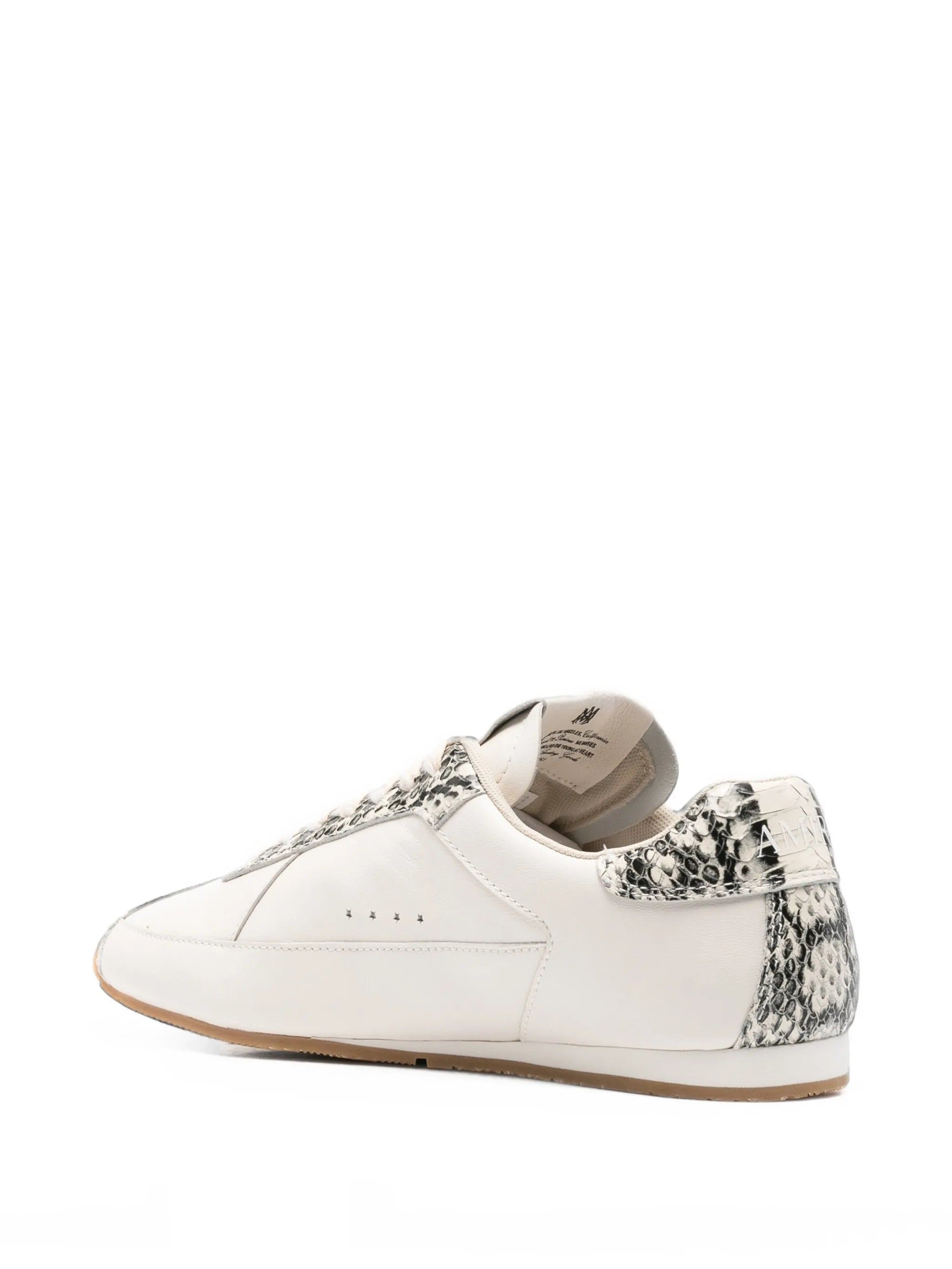 python-effect star-patch sneakers