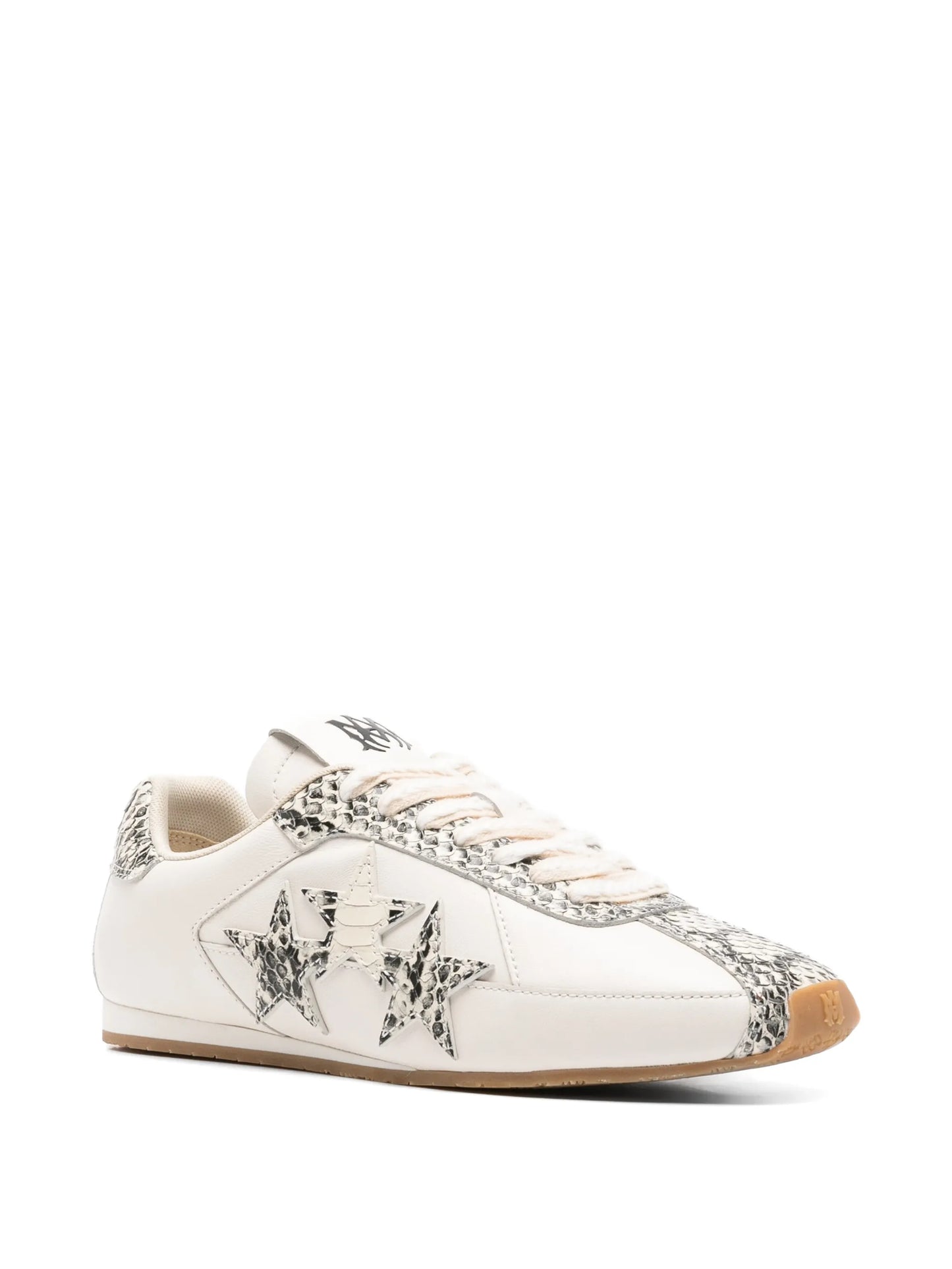 python-effect star-patch sneakers