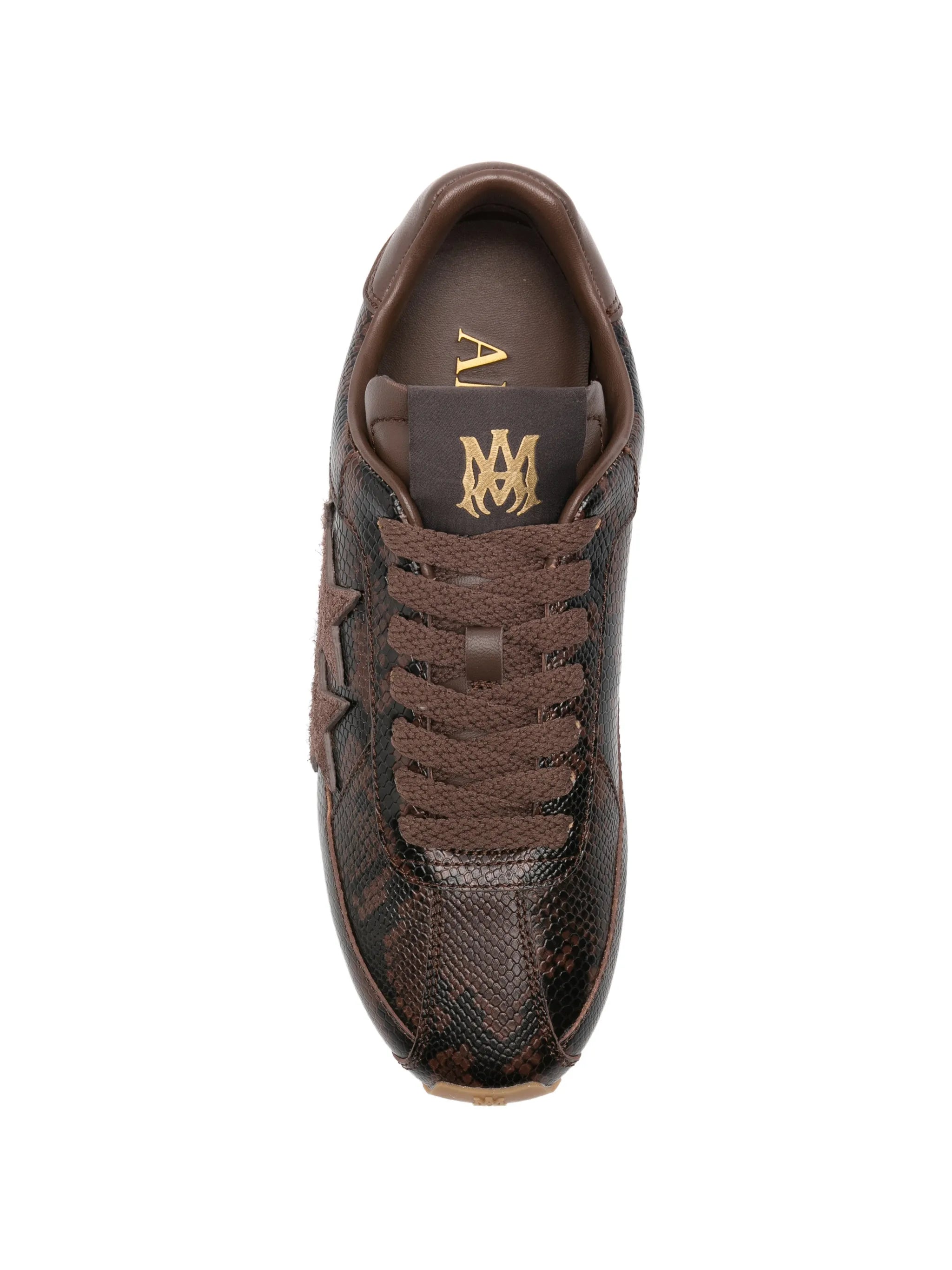 python-effect star-patch sneakers