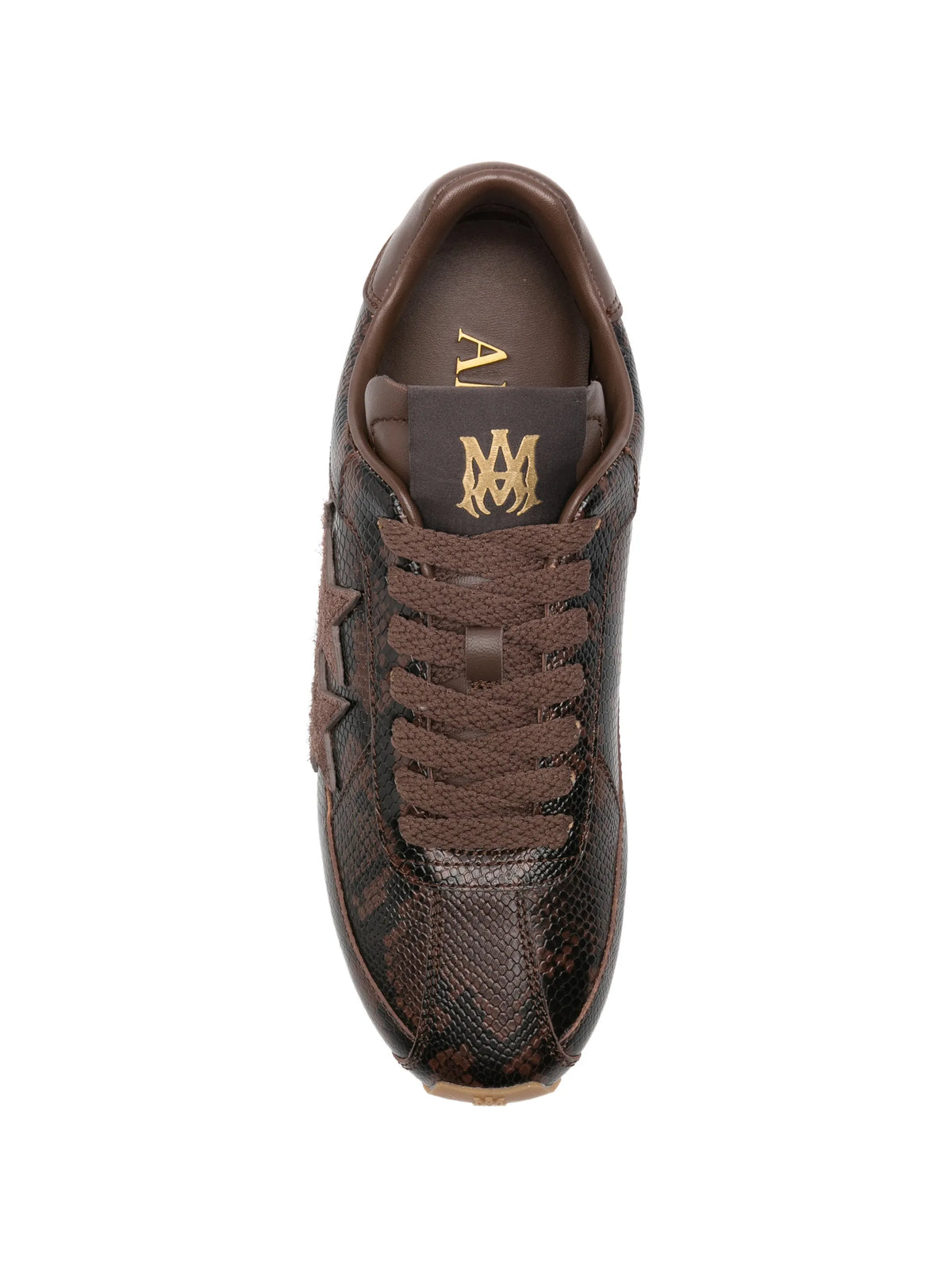 python-effect star-patch sneakers