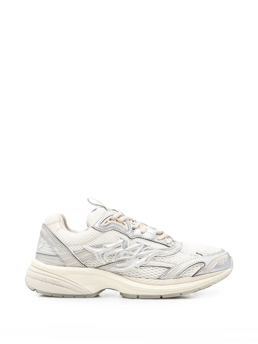 M-Tech metallic leather sneakers