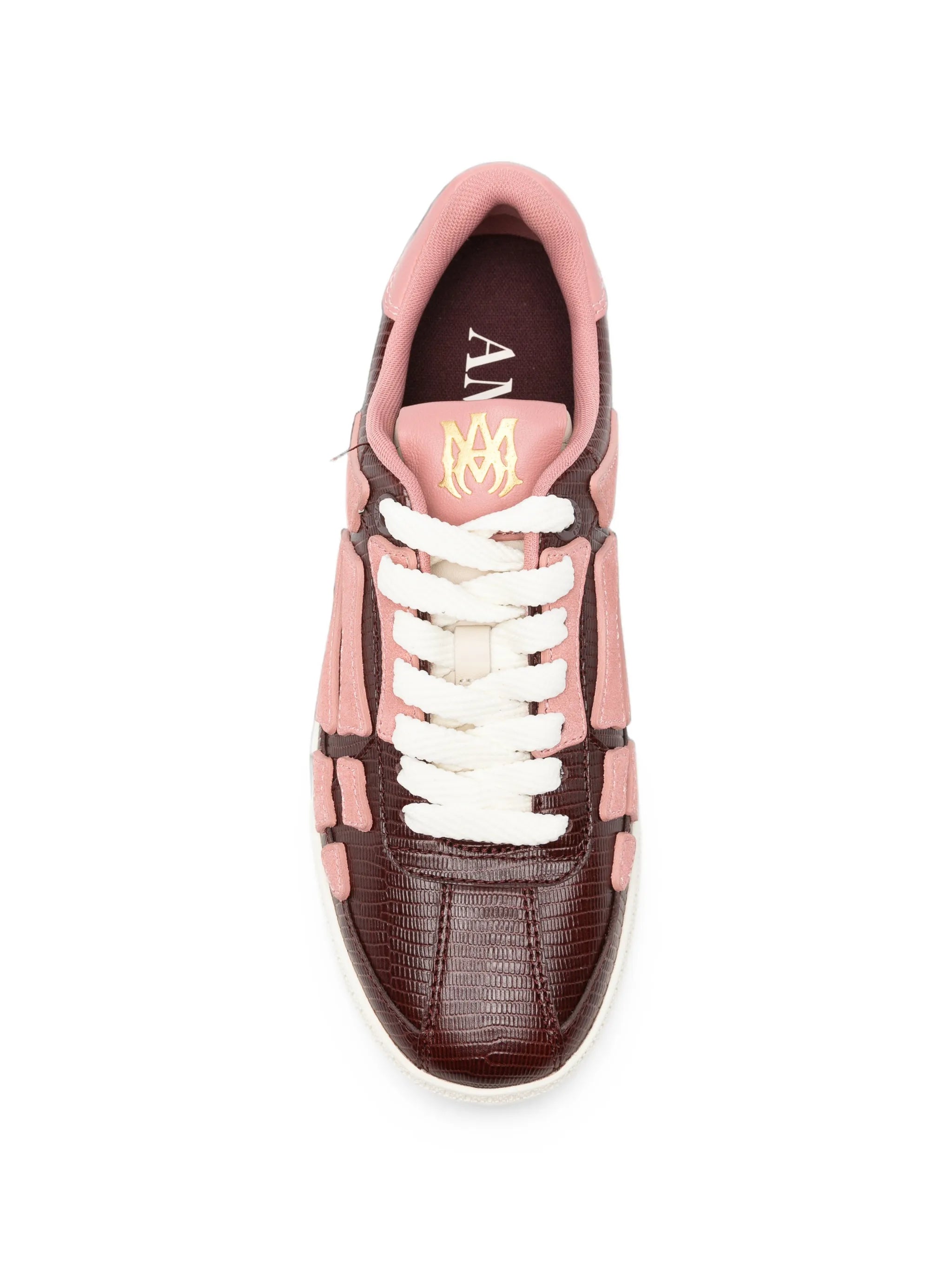 Skeltop lizard-effect sneakers