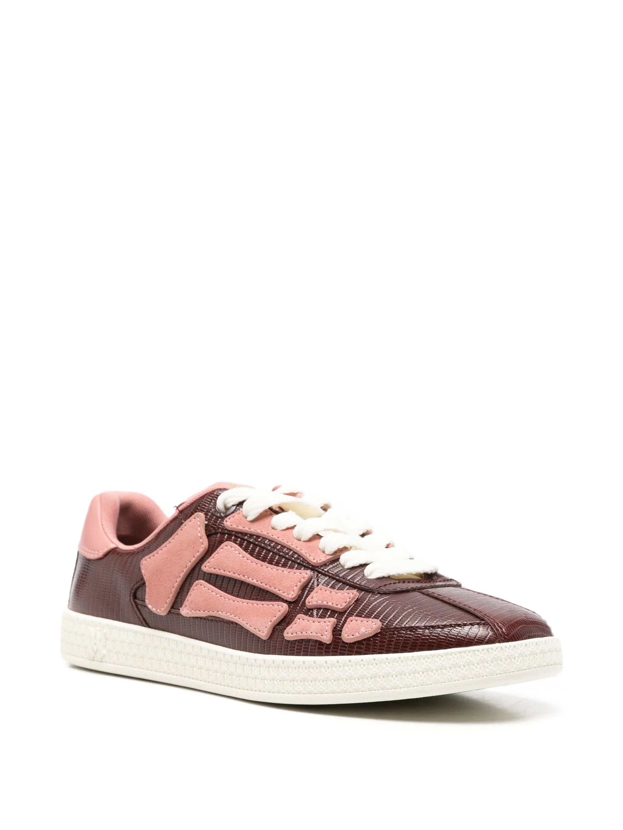 Skeltop lizard-effect sneakers