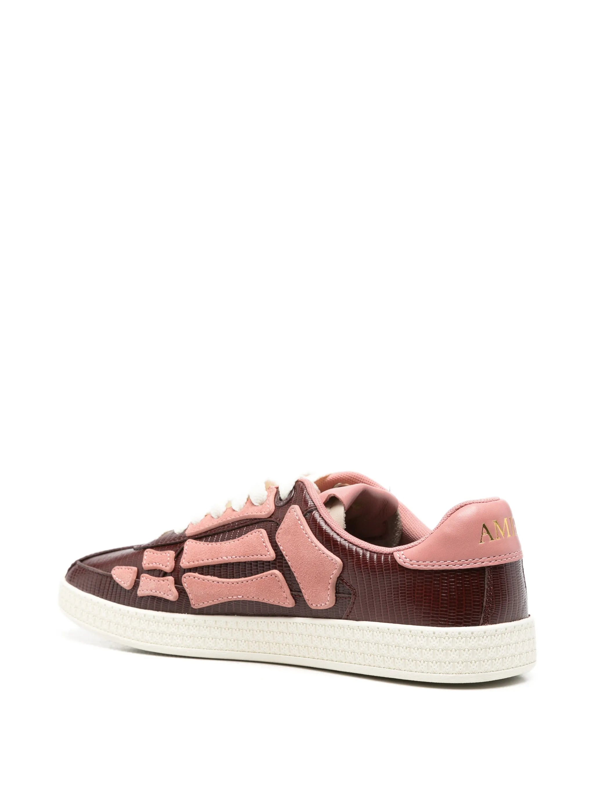 Skeltop lizard-effect sneakers