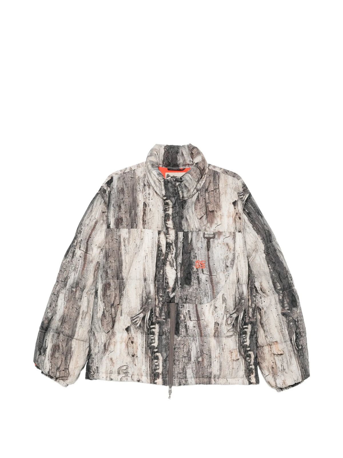 Sierra tree-bark-print puffer jacket