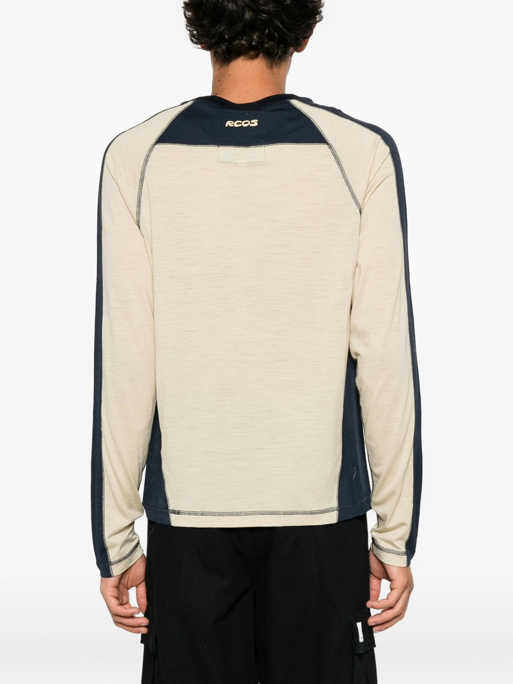paneled T-shirt
