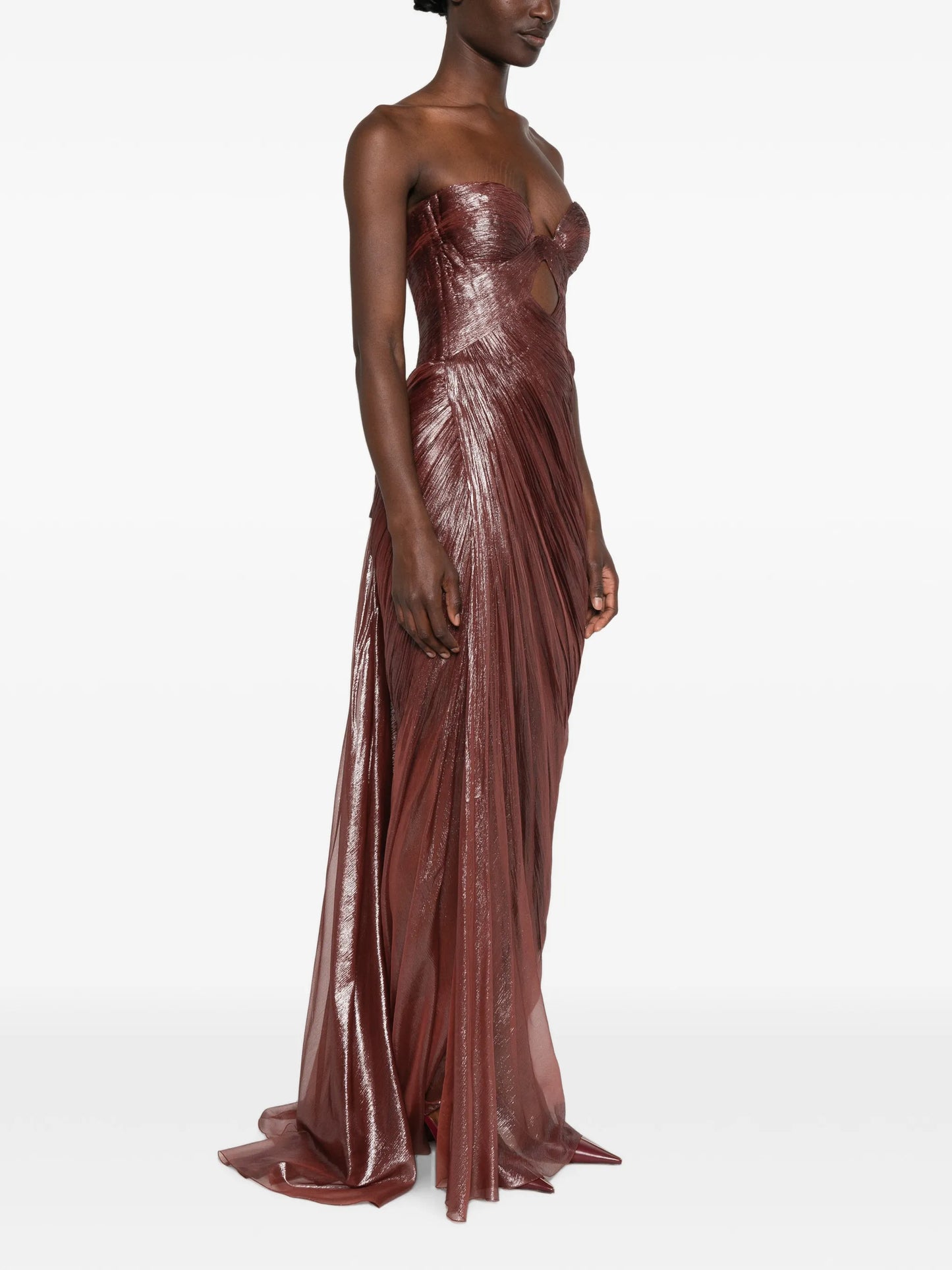 Zephyra cut-out maxi dress