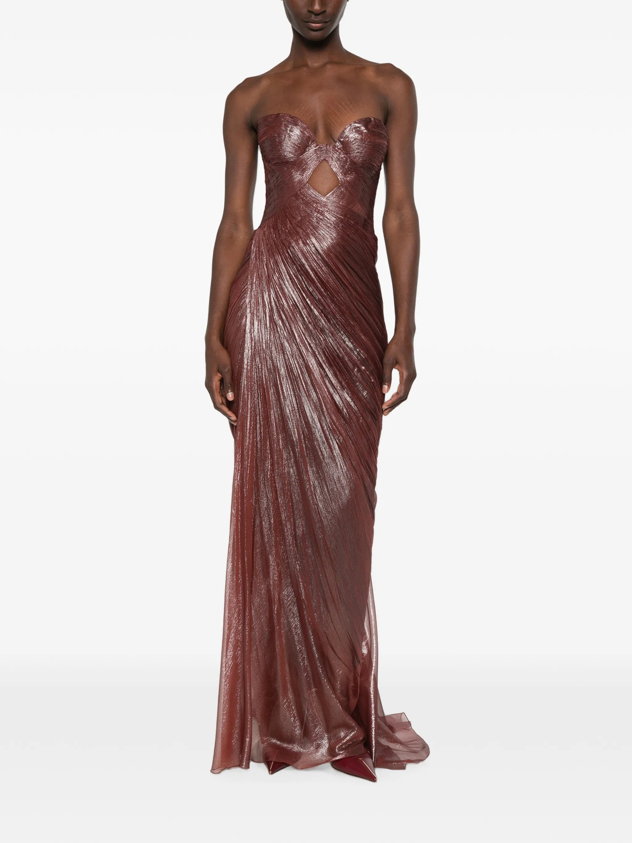 Zephyra cut-out maxi dress