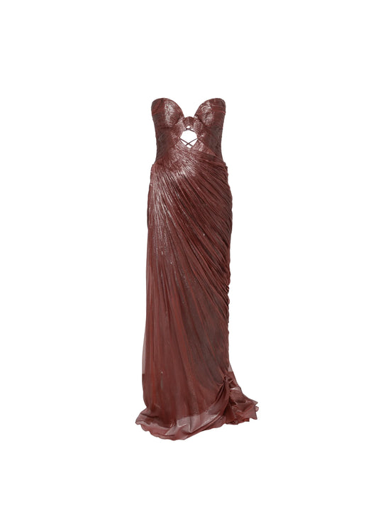 Zephyra cut-out maxi dress