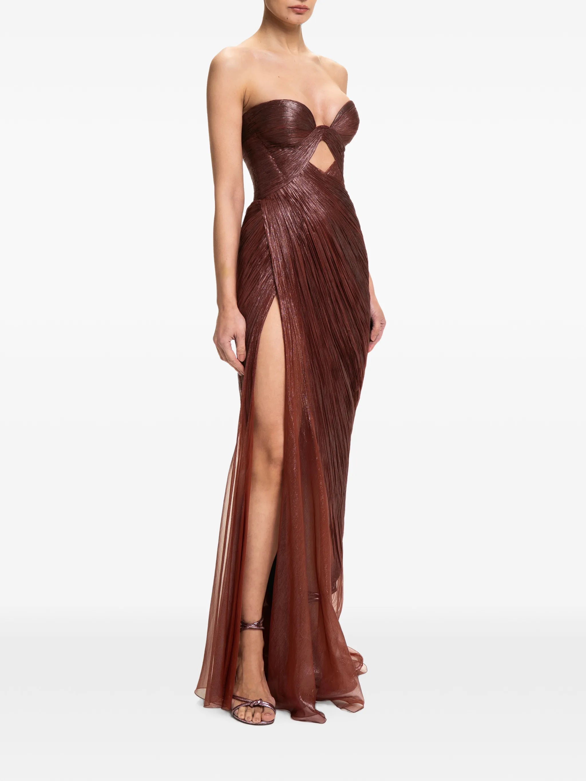 Zephyra cut-out maxi dress
