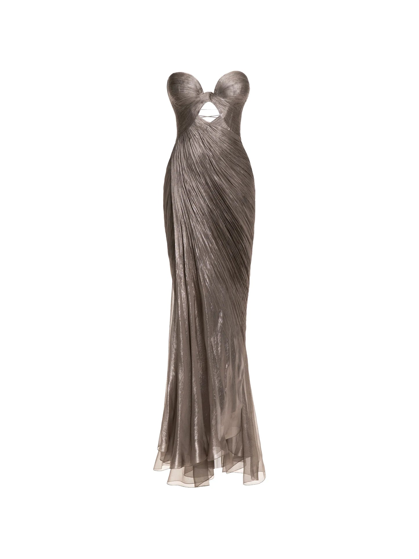 Zephyra side-slit maxi dress