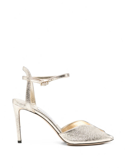 Sacora 85 metallic sandals