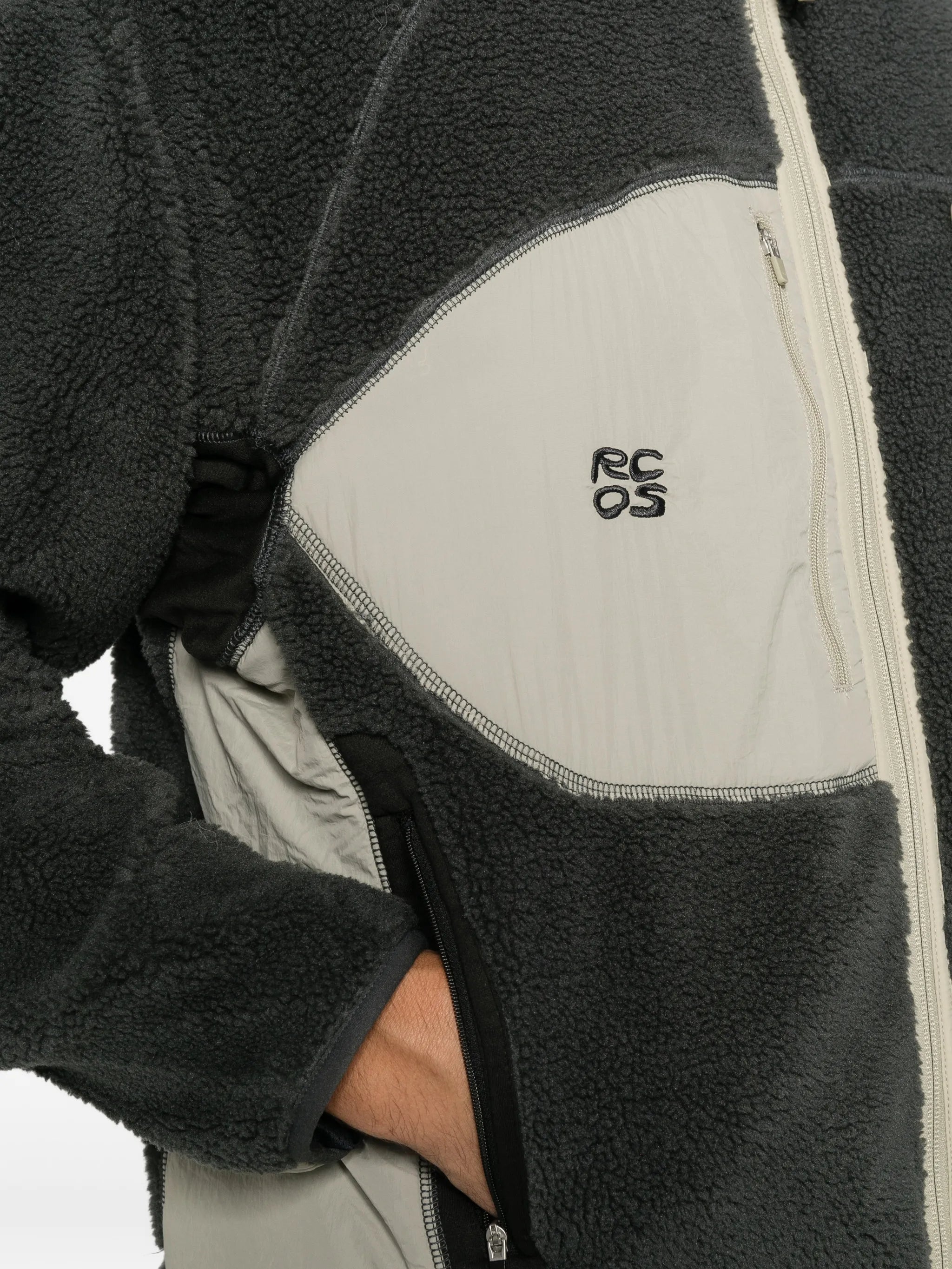 fleece zip-up jacket