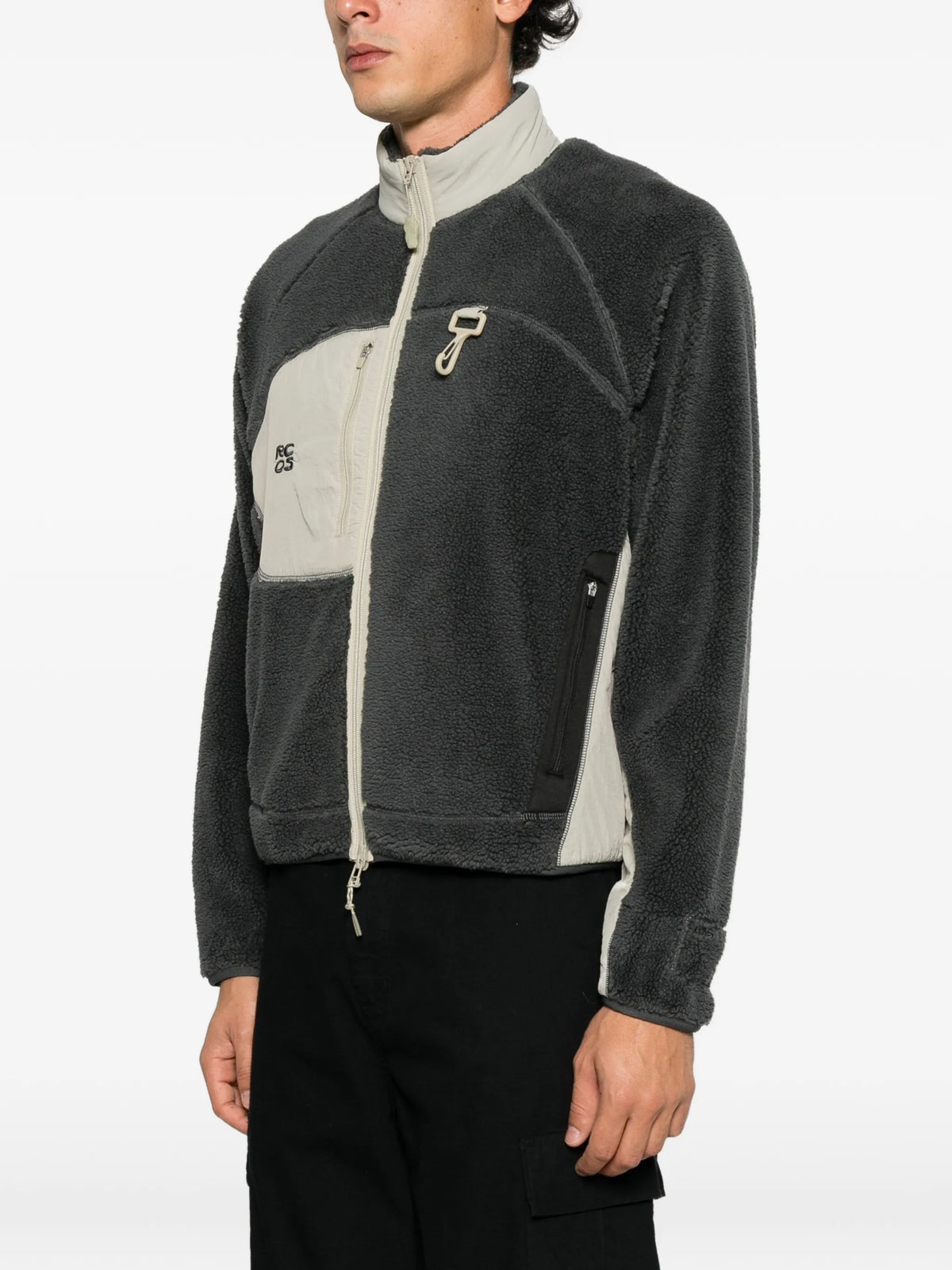 fleece zip-up jacket